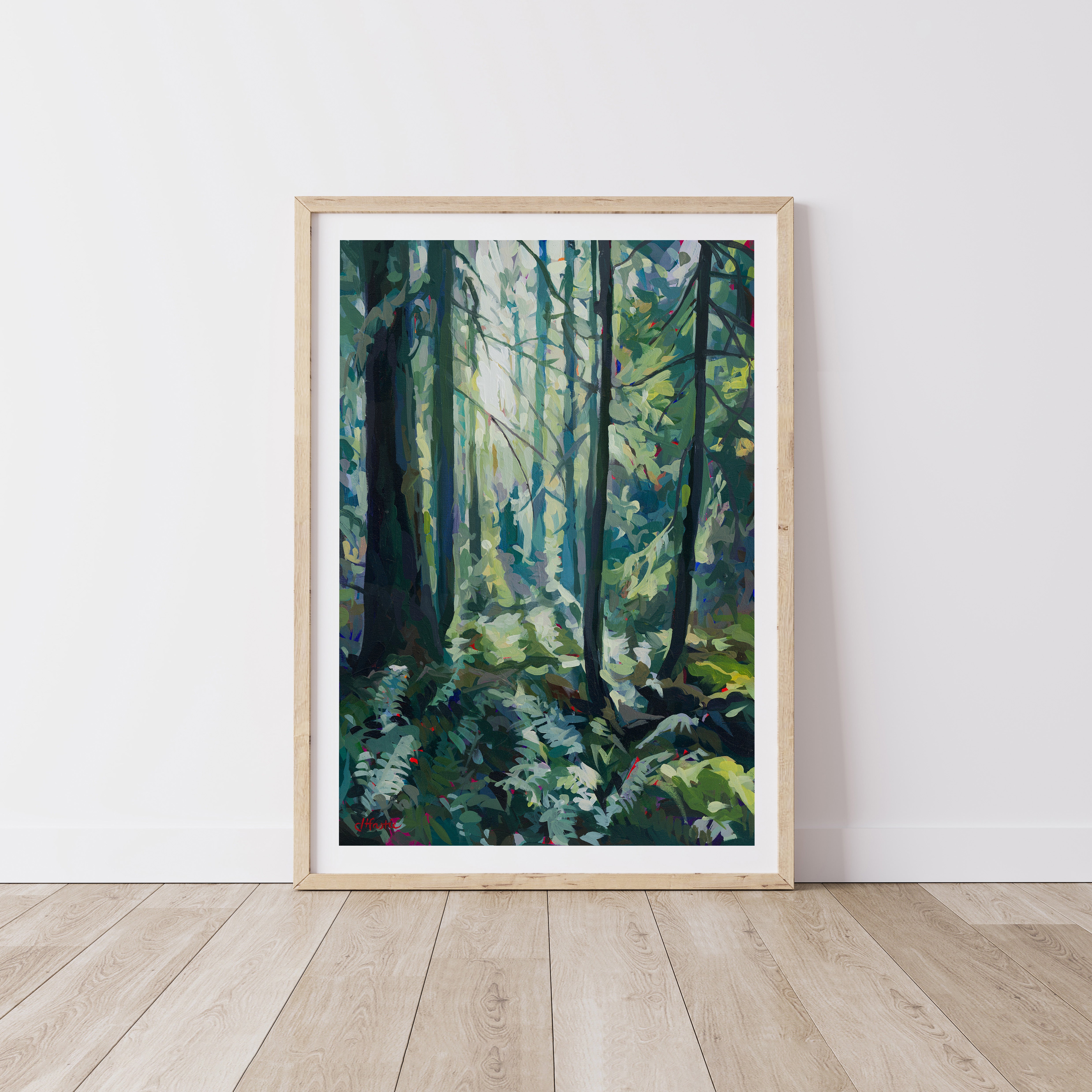 Emerald Light Print
