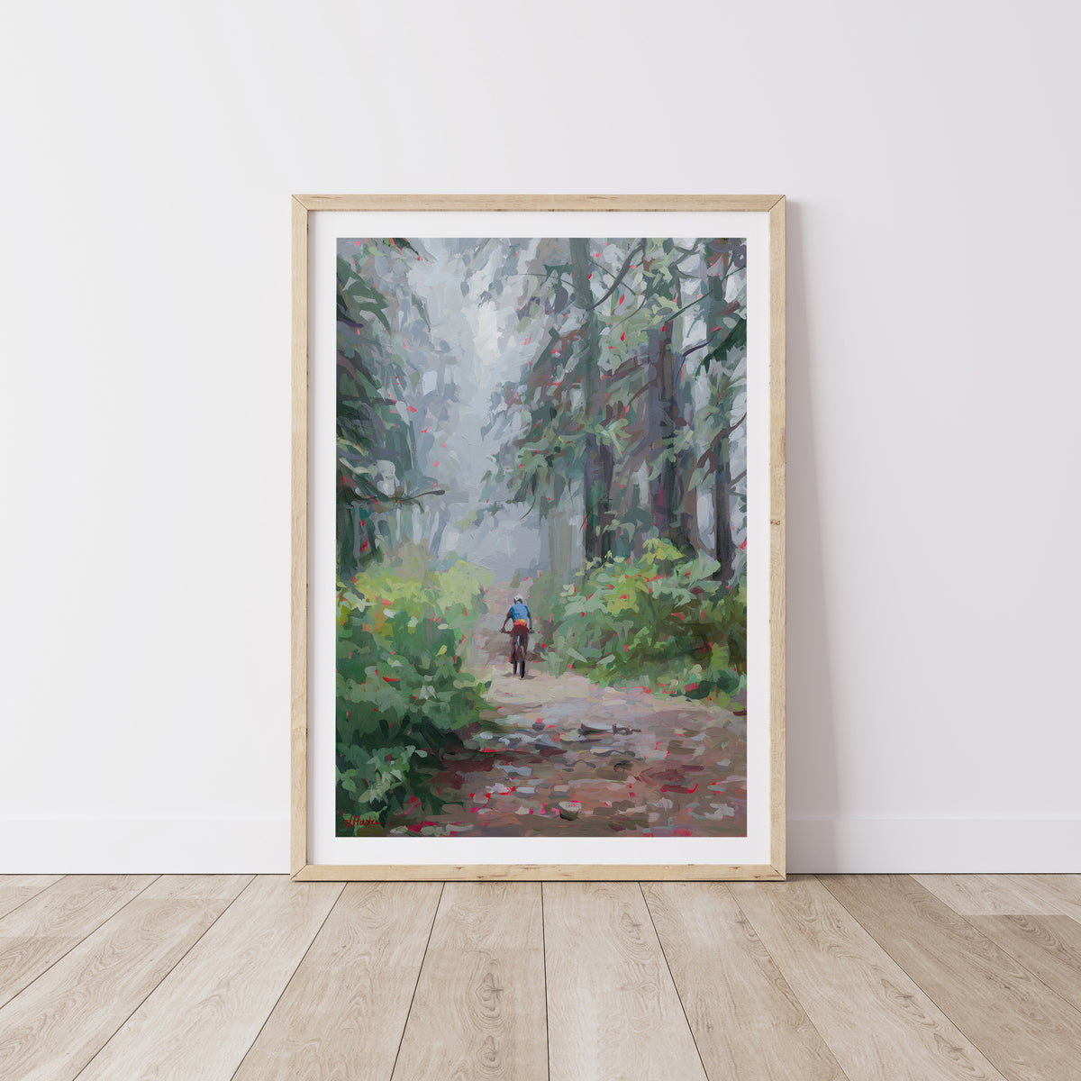 Foggy Ride Print