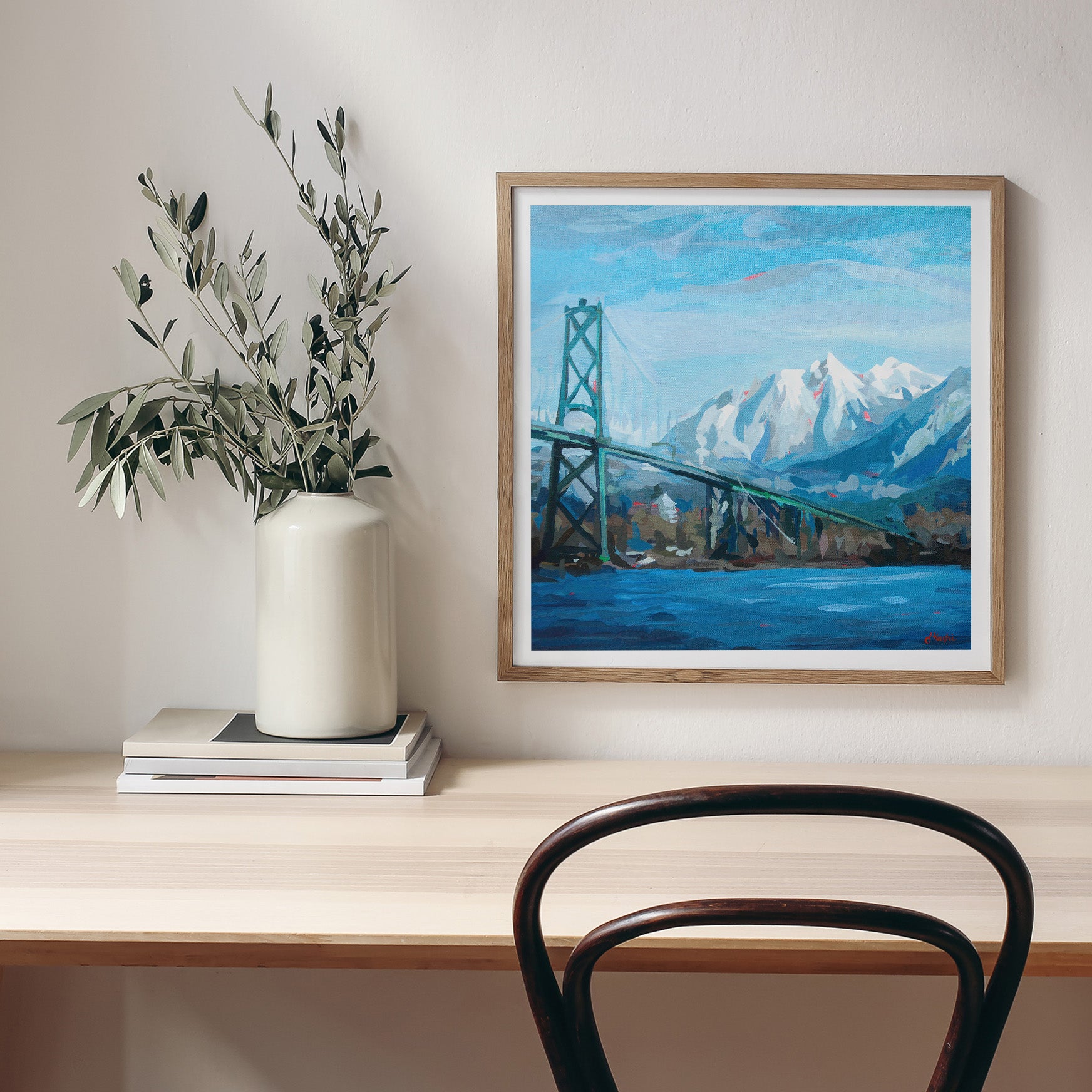 Lionsgate Bridge Print - Square