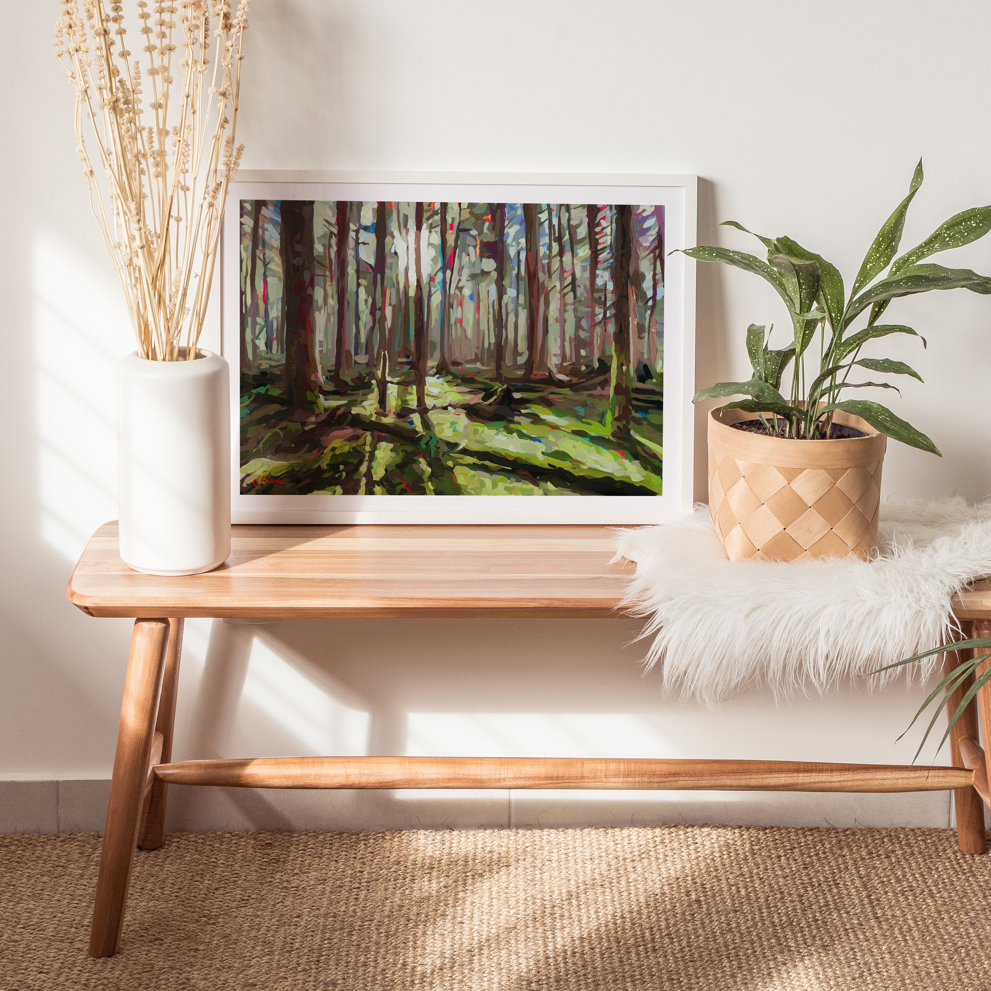 Shades of Green II Print