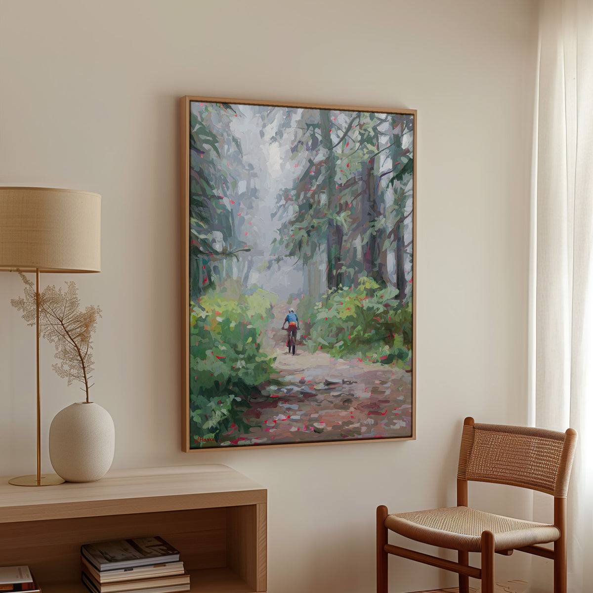 Foggy Ride Print