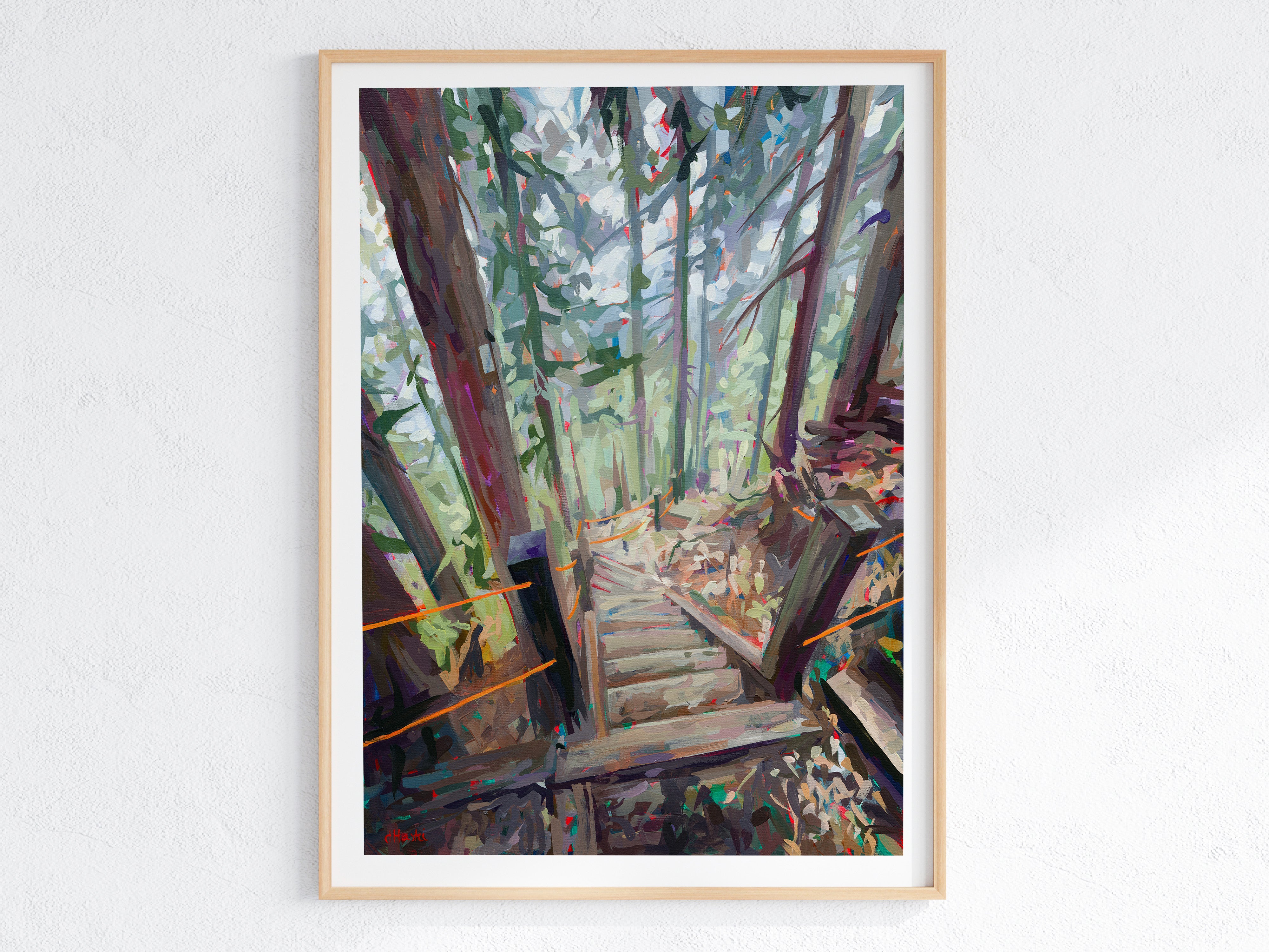 Grouse Grind - Looking Back Print