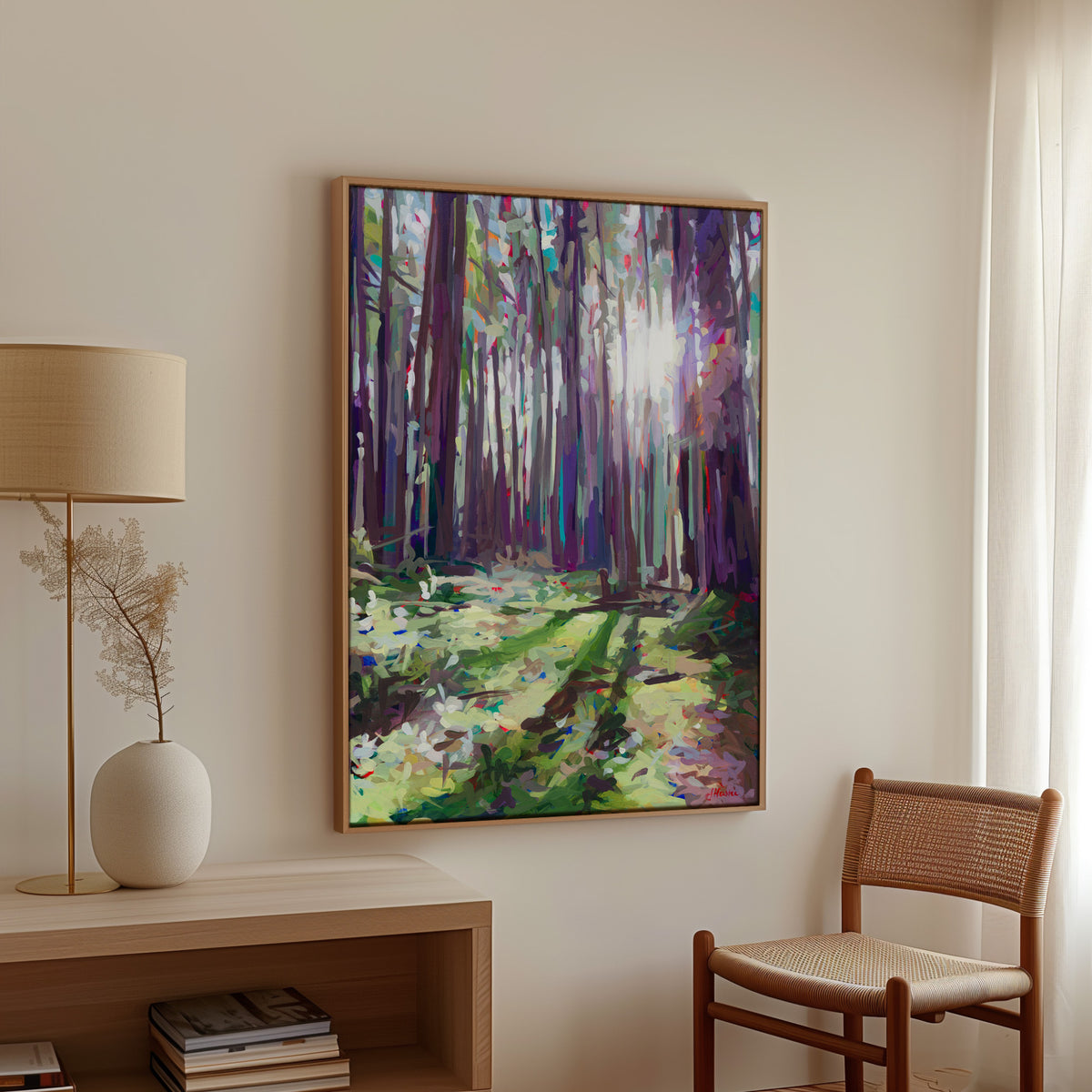 Sunlit Clearing Print