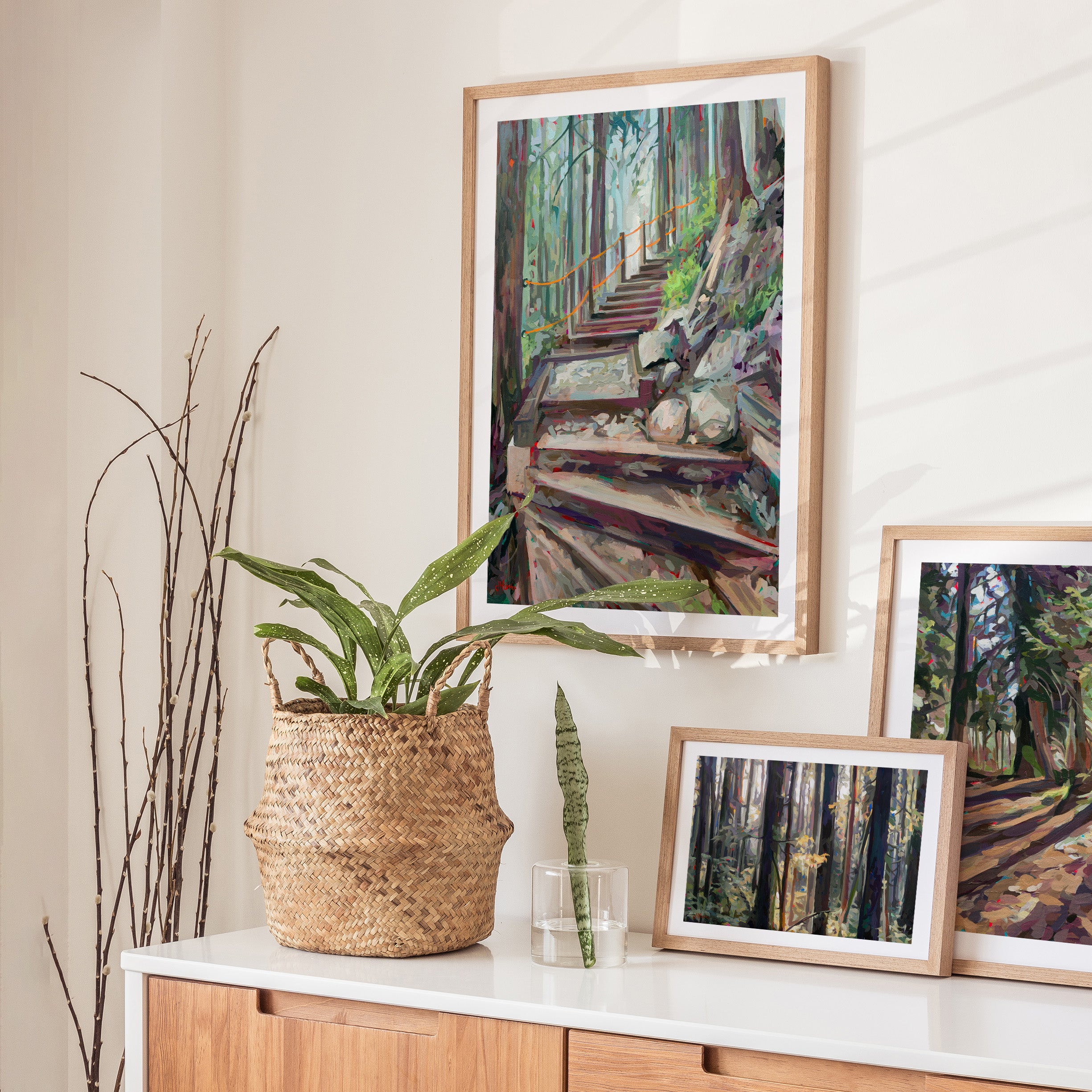 Grouse Grind - Looking Up Print