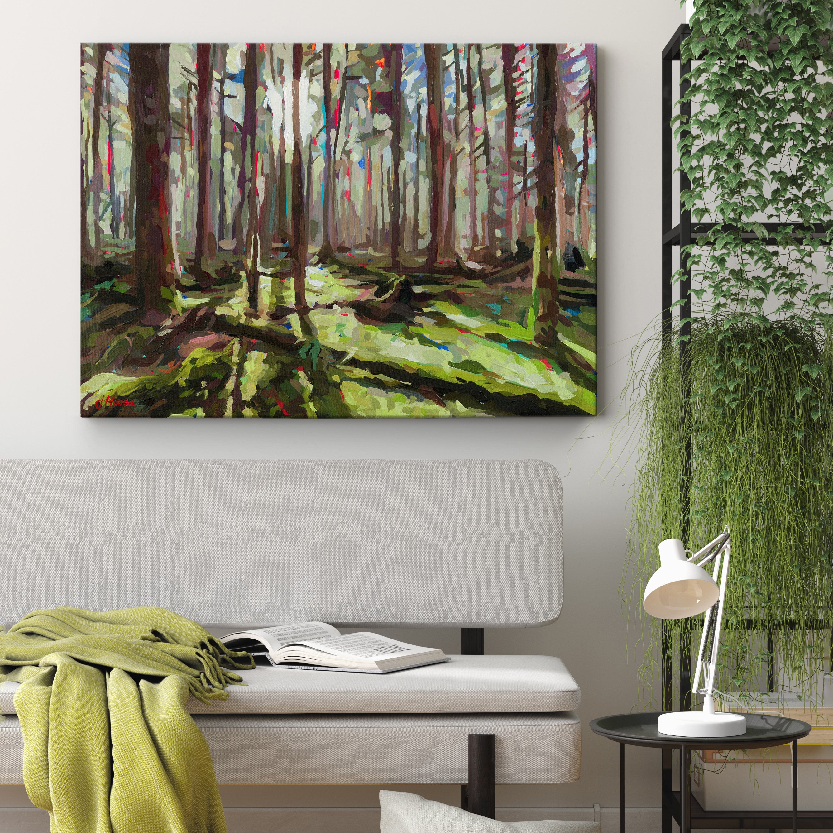 Shades of Green II Print