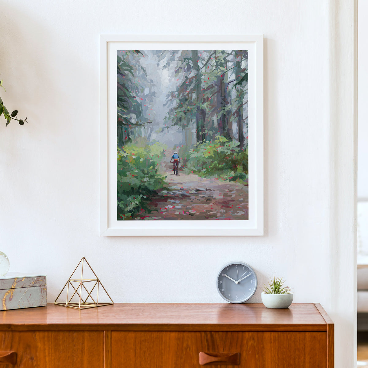 Foggy Ride Print