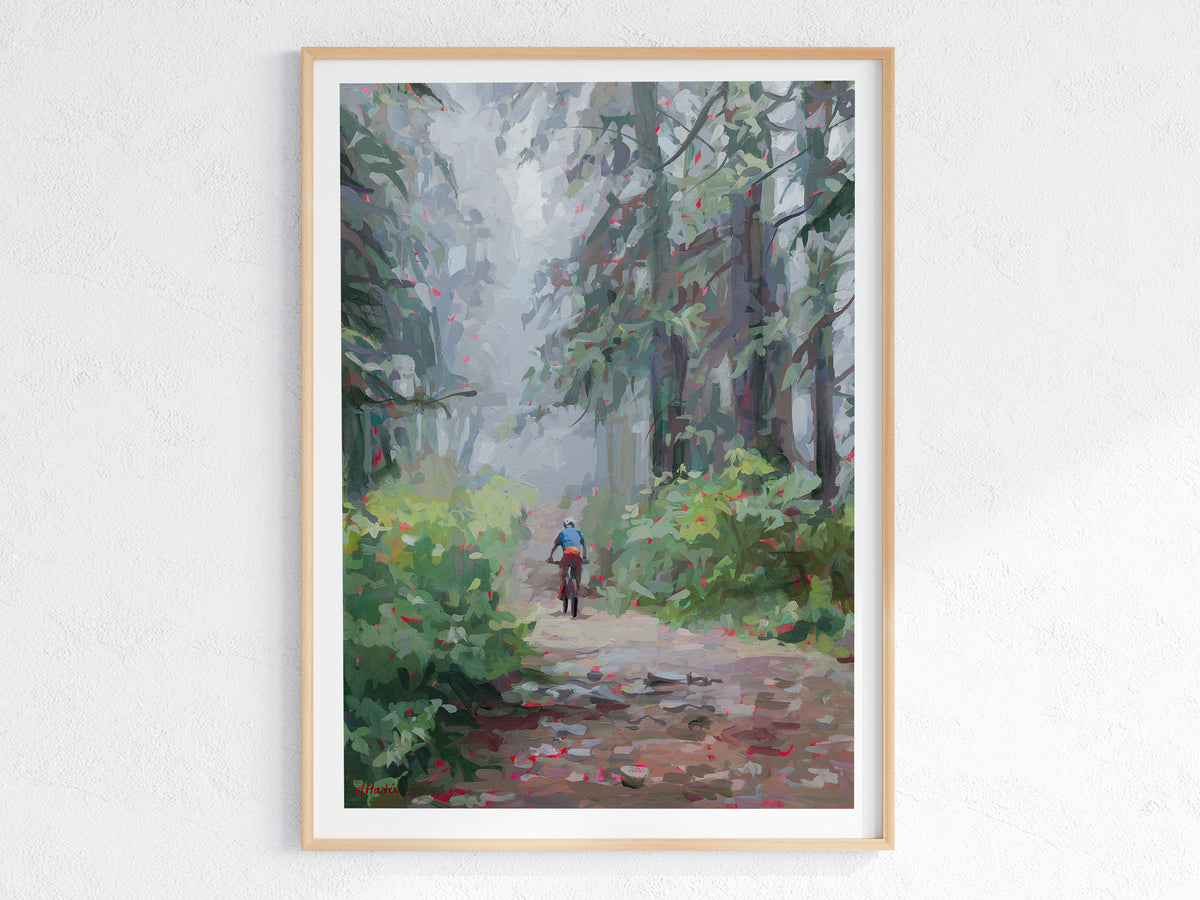 Foggy Ride Print