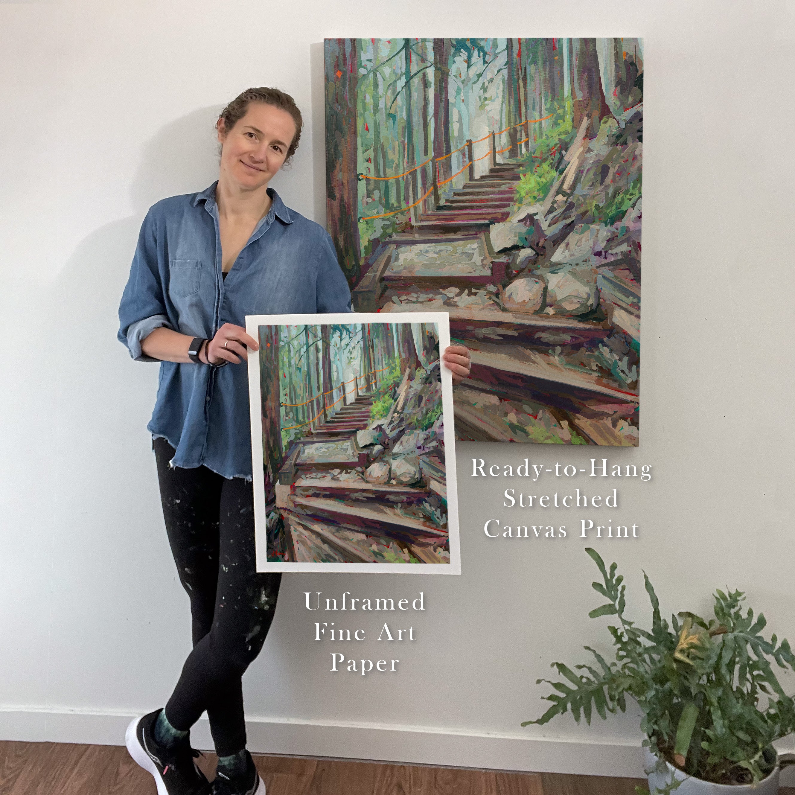 Grouse Grind - Looking Up Print