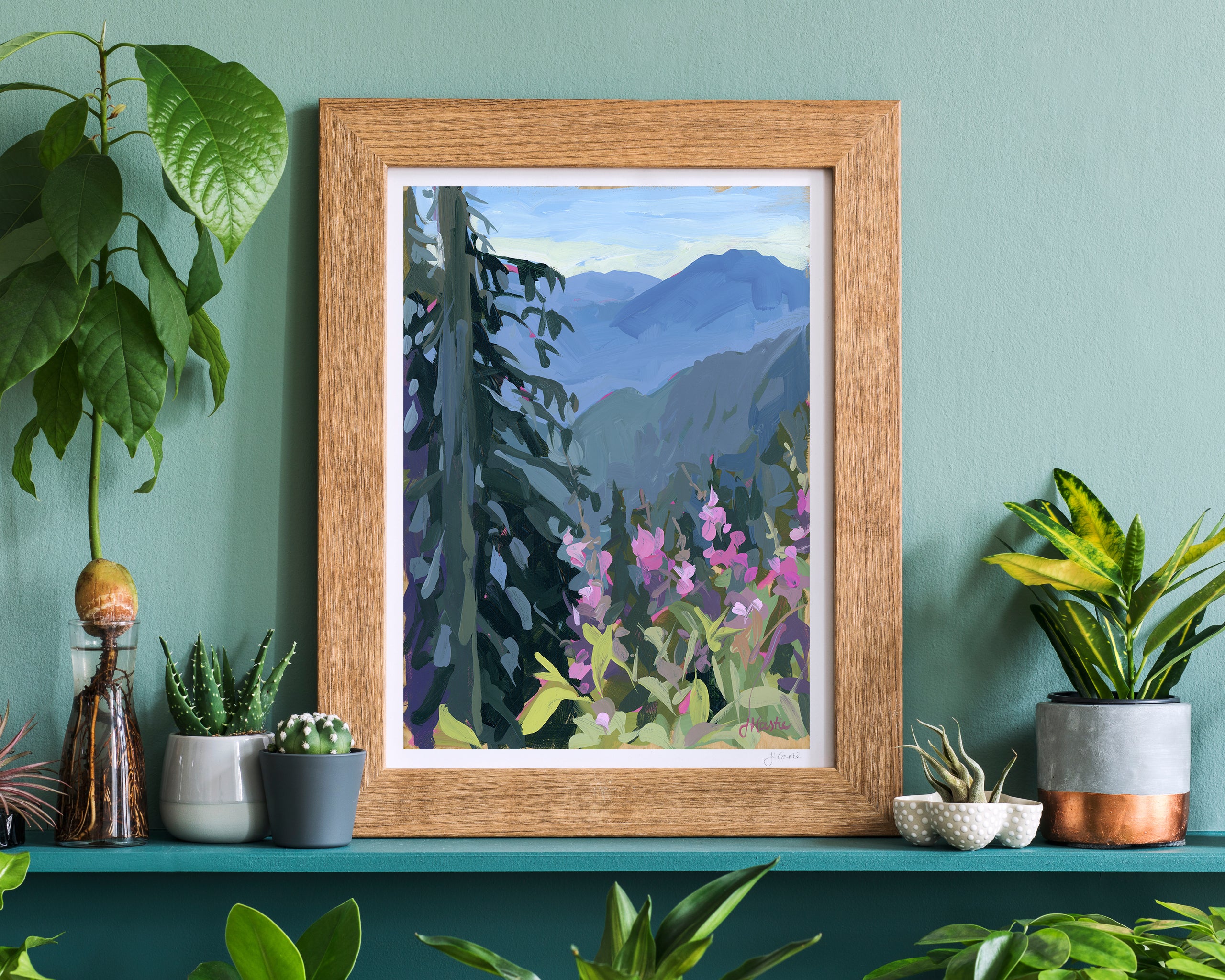 Grouse Mountain View II Print