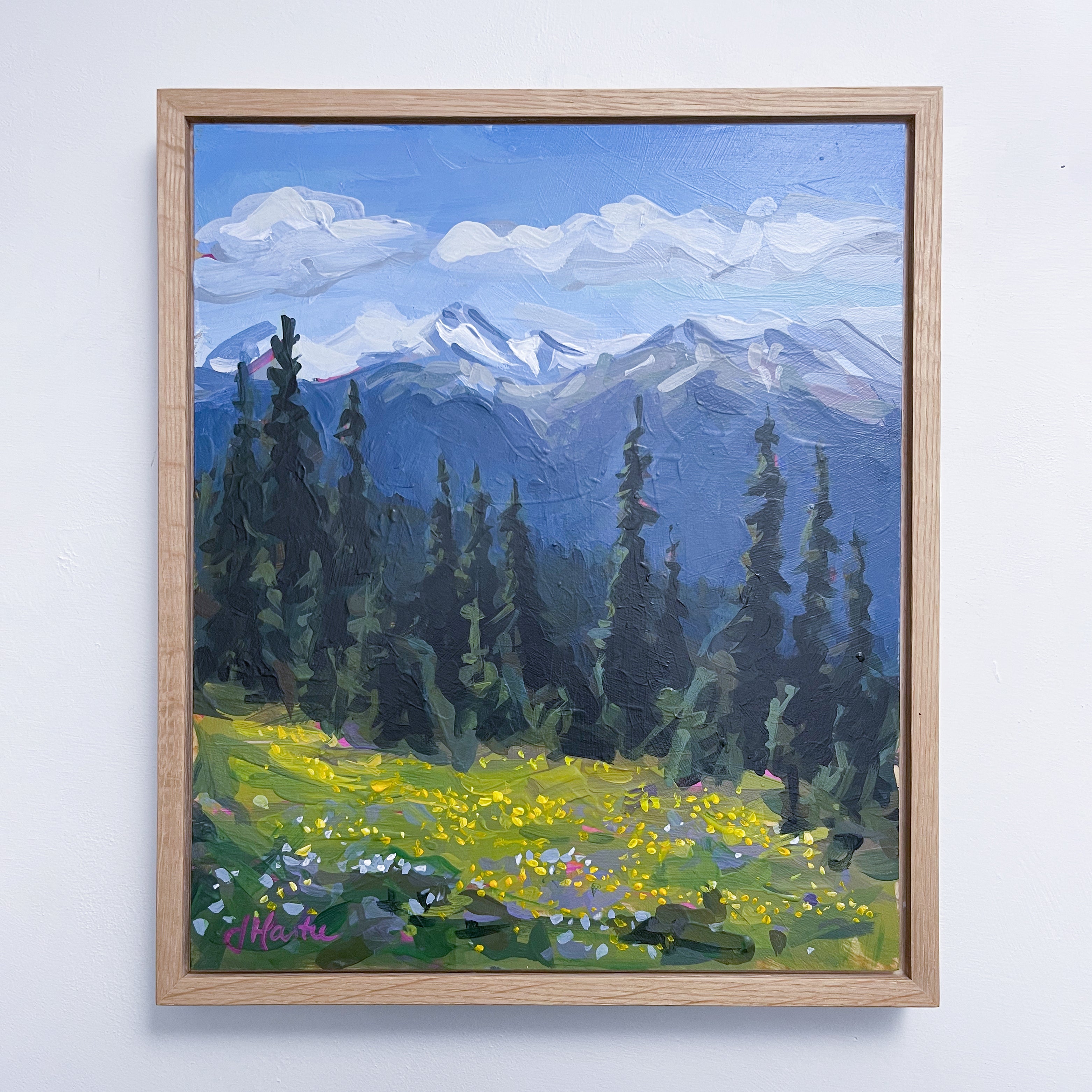 Blackcomb Hike III Painting