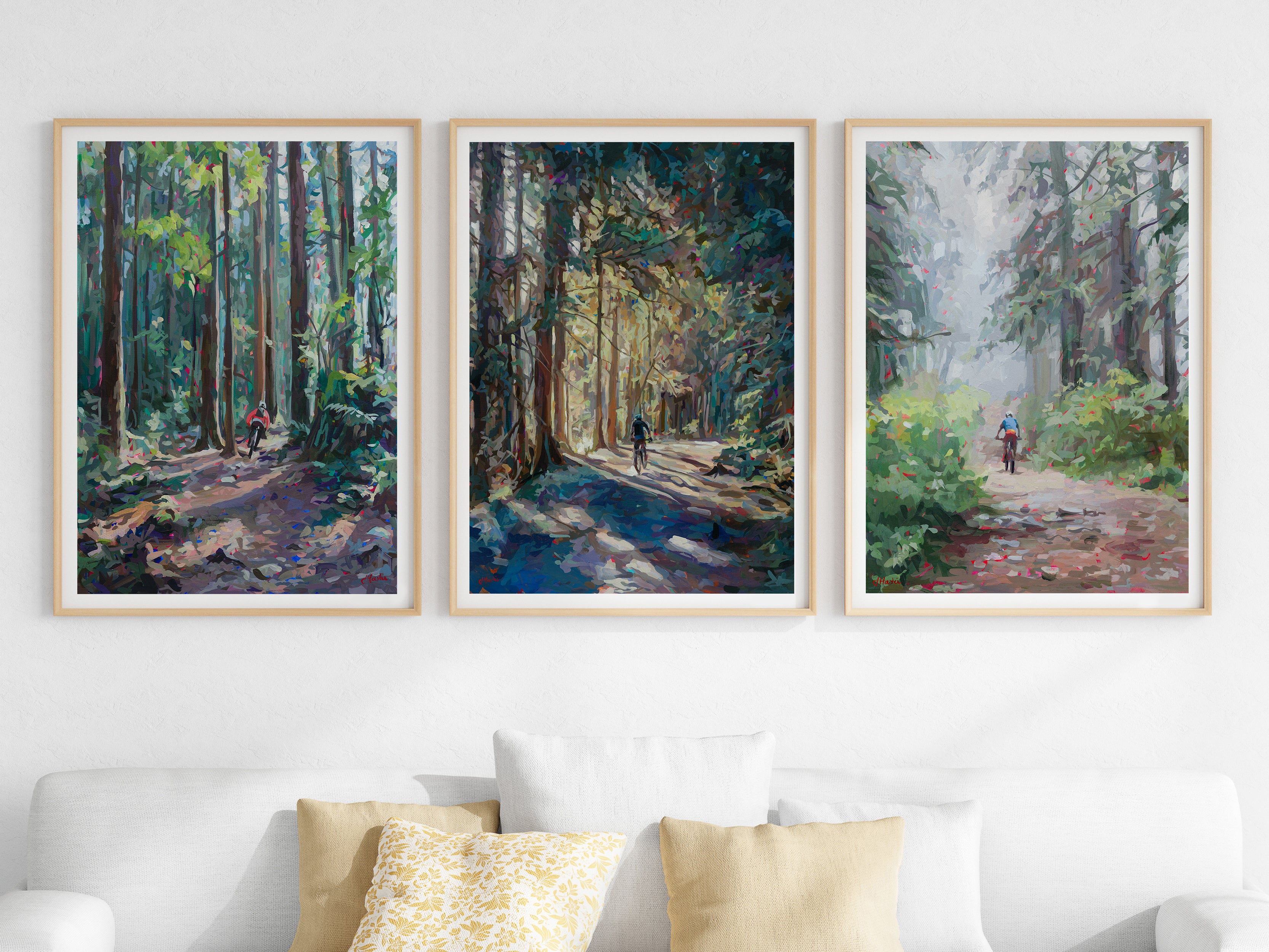 Mountain Biking Print Set