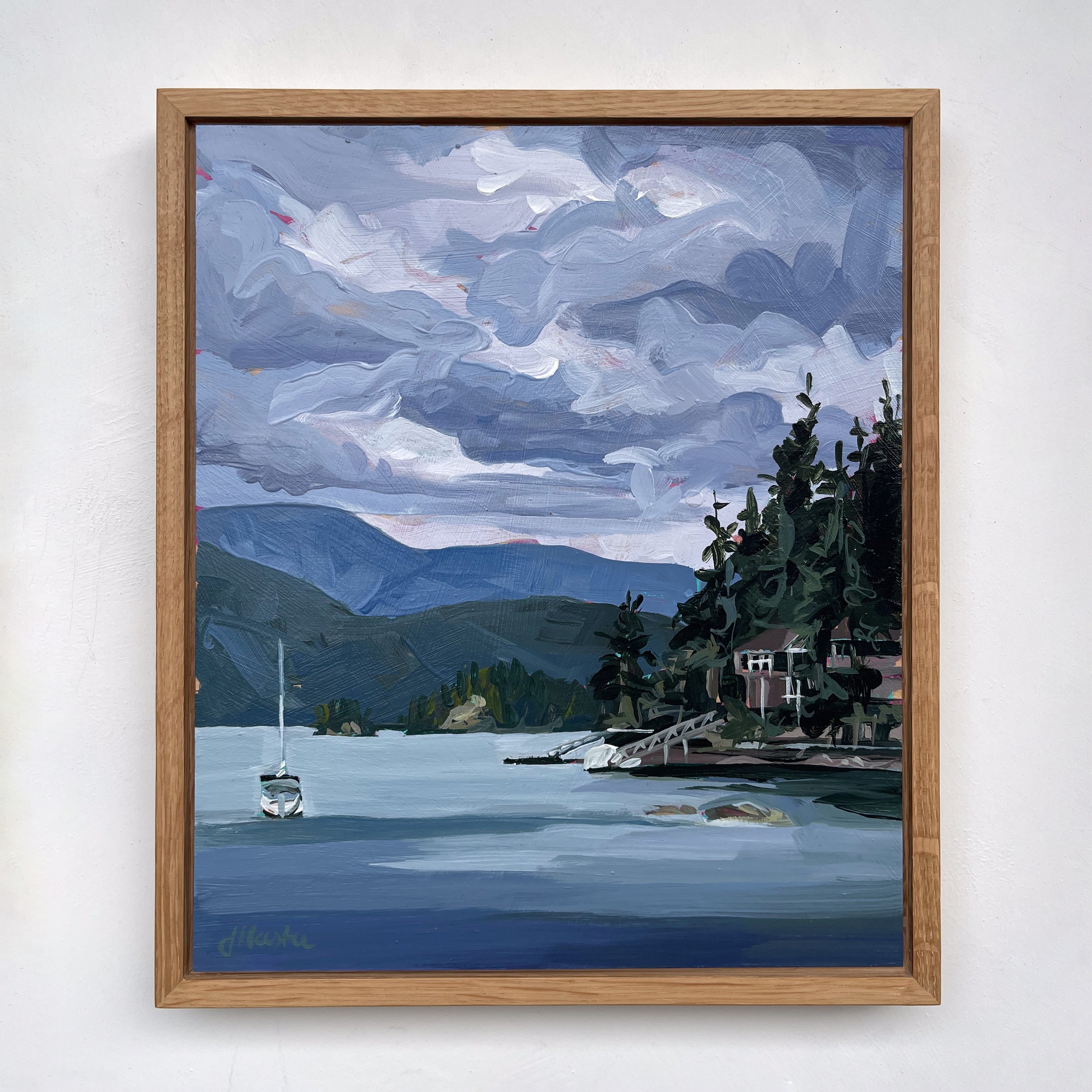 Deep Cove II Painting