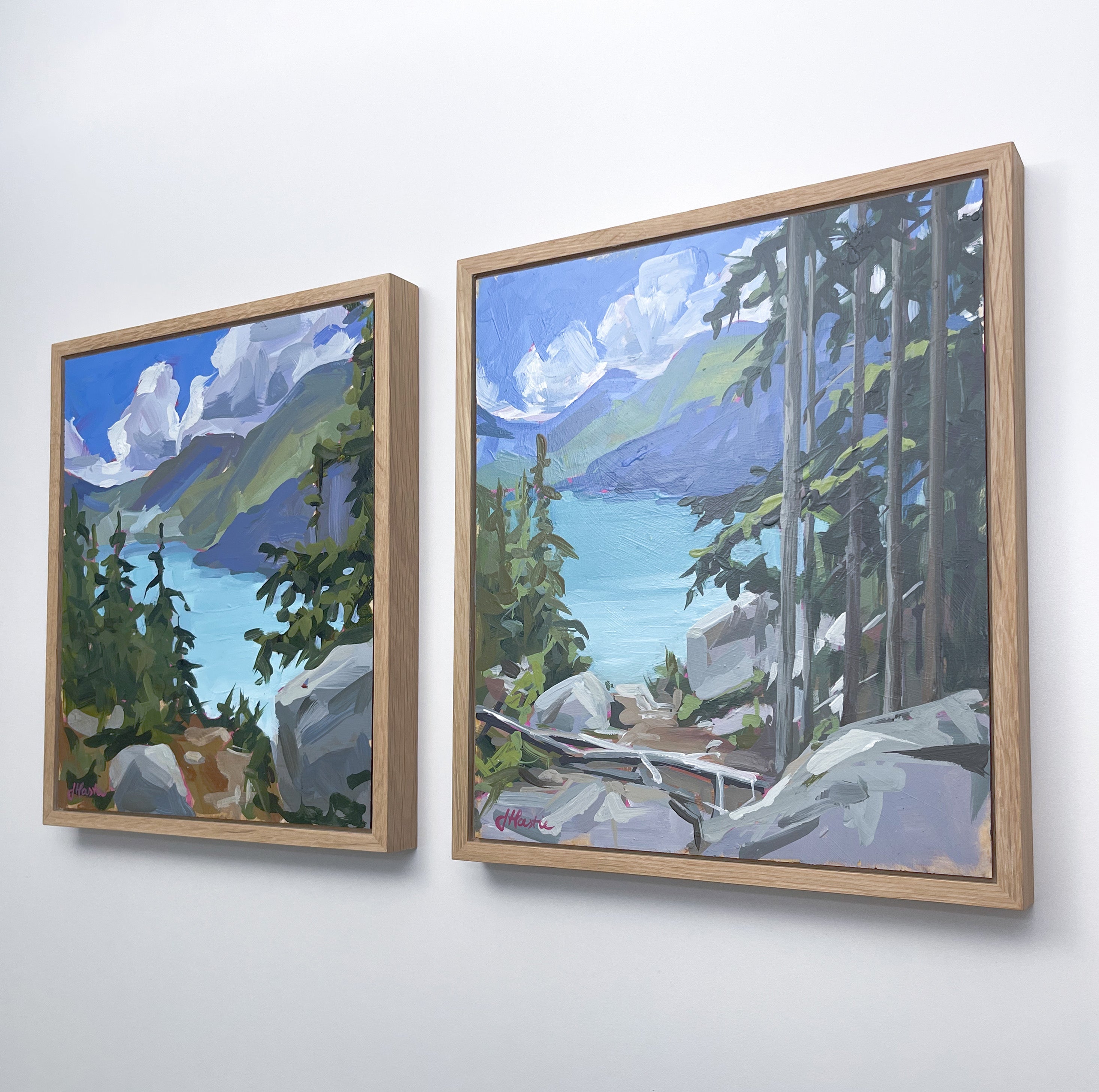 Sea to Summit Hike II Painting