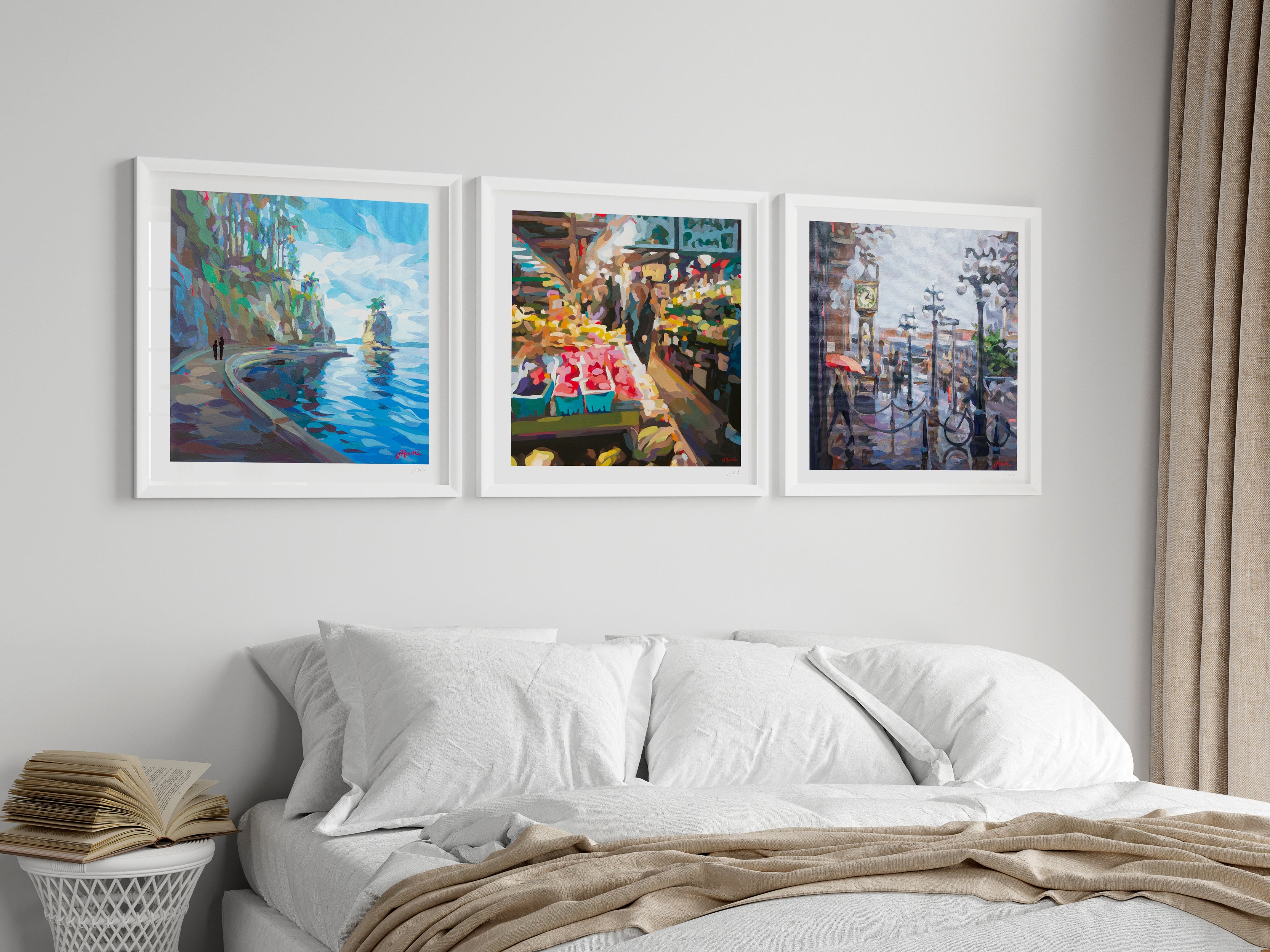 Vancouver Squares, Set of 3 Prints