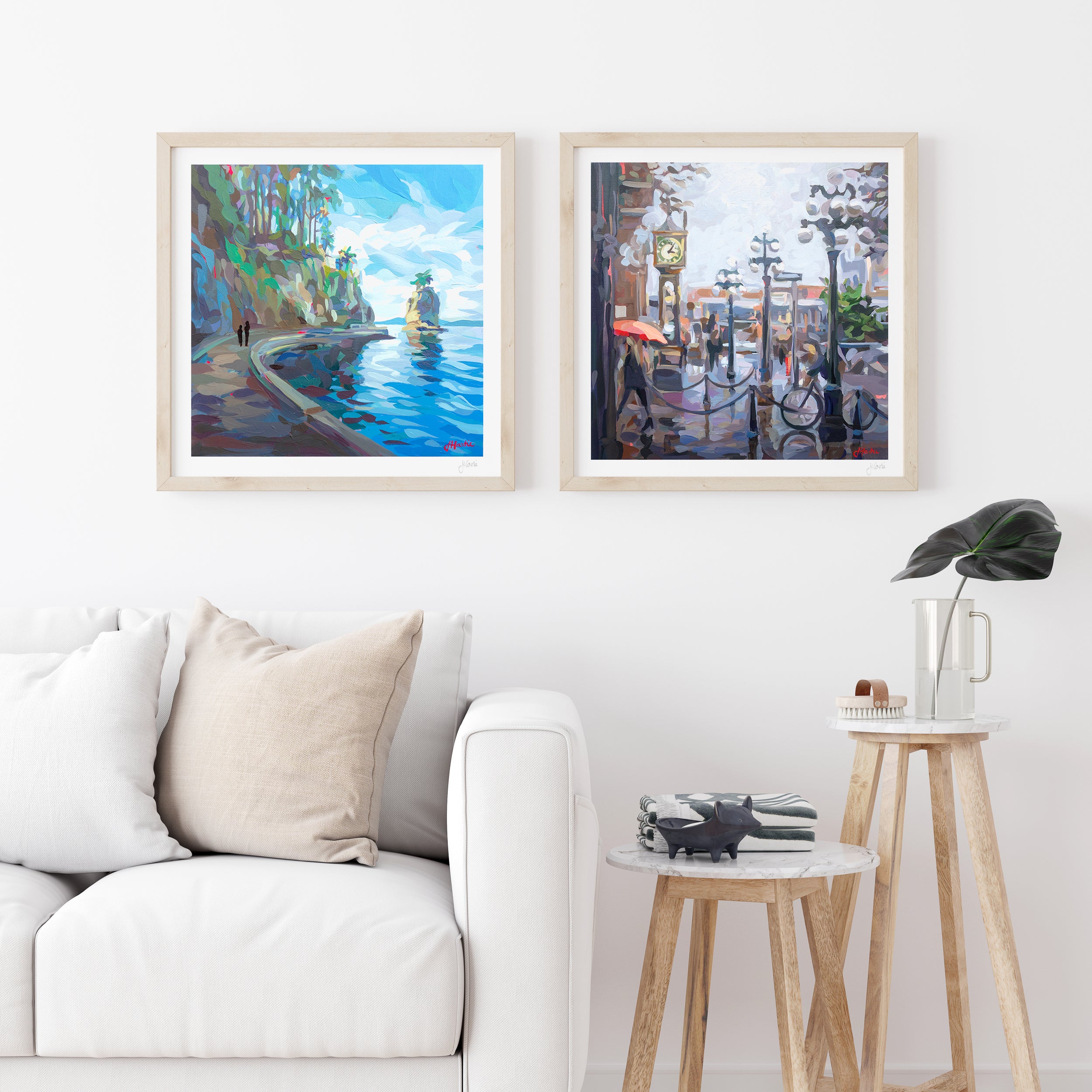 Vancouver Squares, Set of 3 Prints