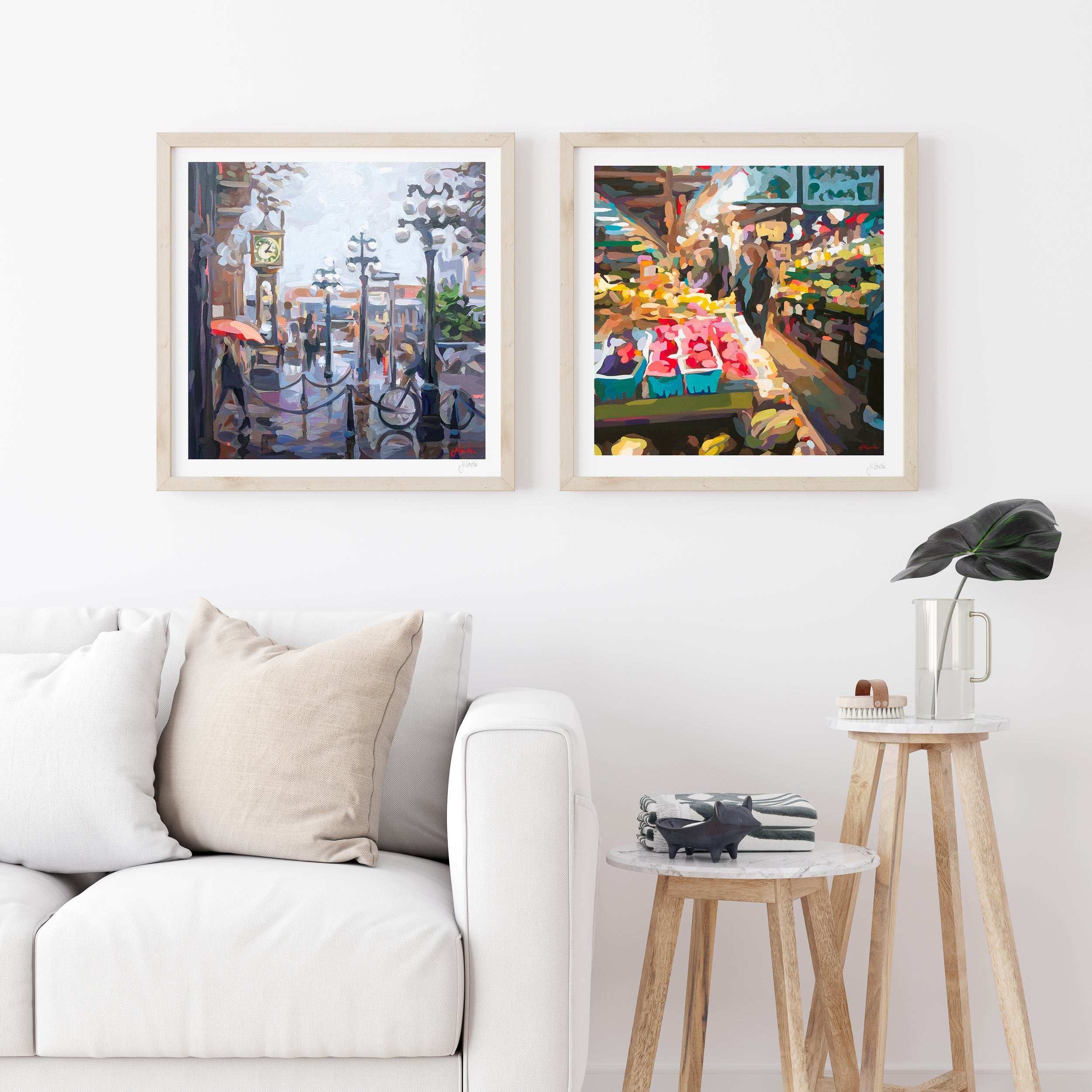 Vancouver Squares, Set of 3 Prints