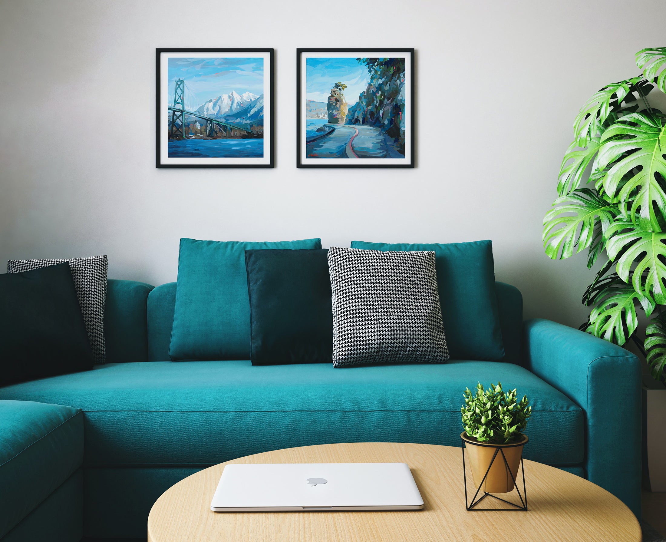 Stanley Park Seawall, Set of 2 Prints