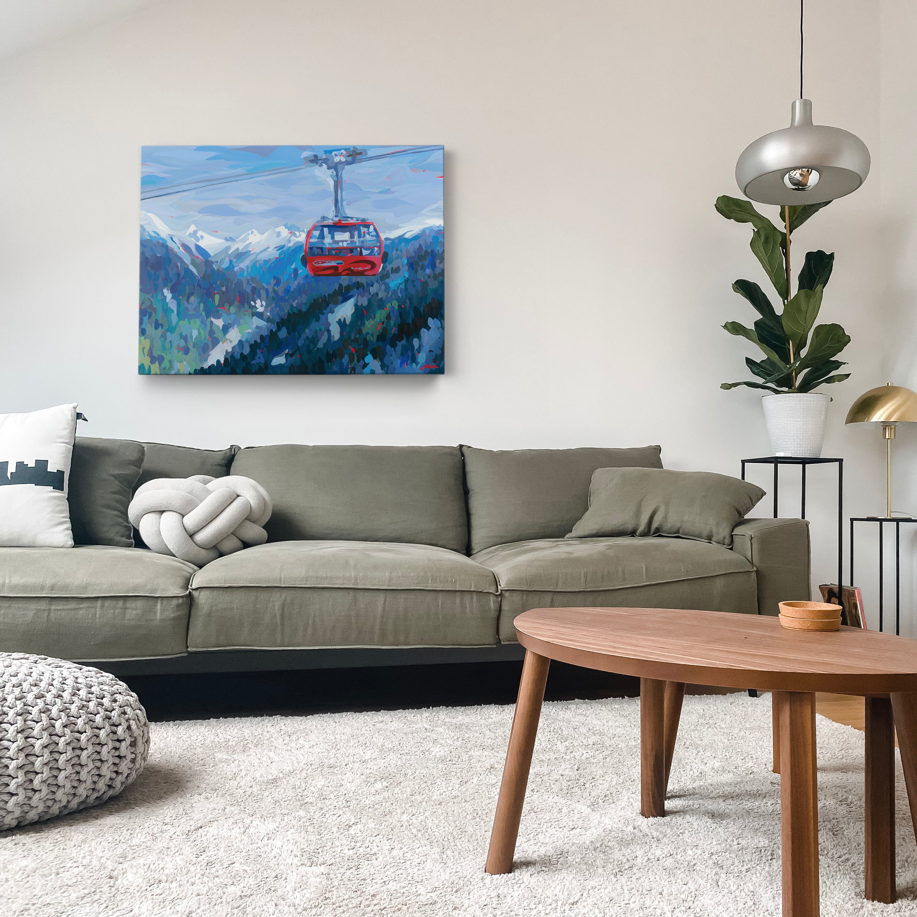 Peak 2 Peak Whistler Print