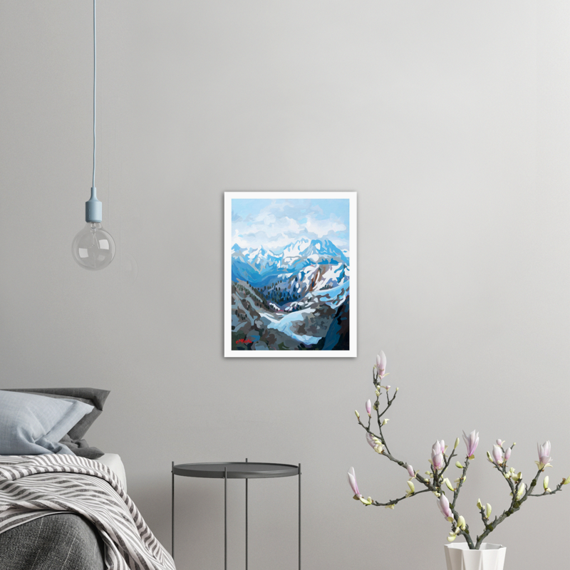 Whistler Glacier Print