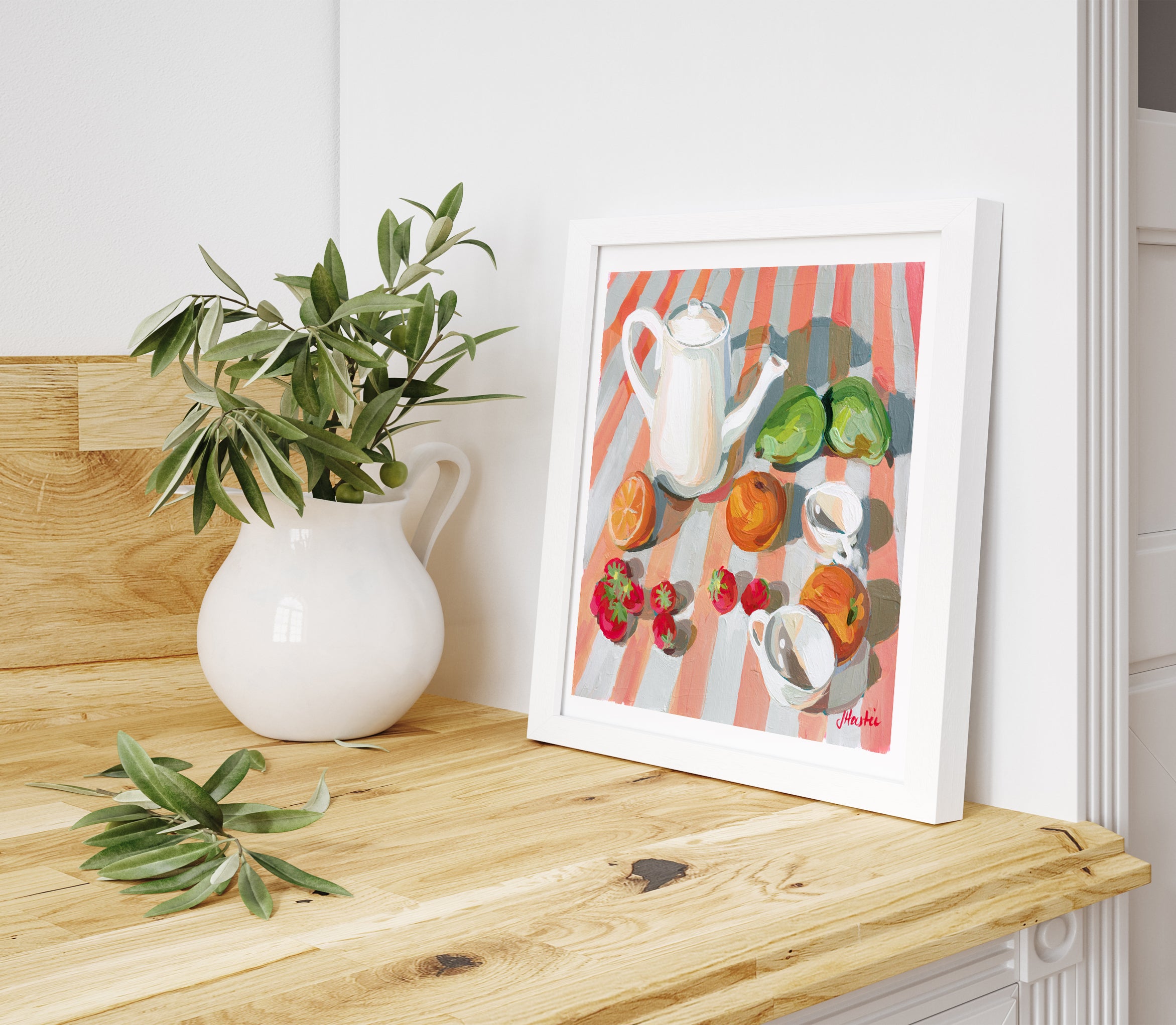 Strawberry Picnic Print