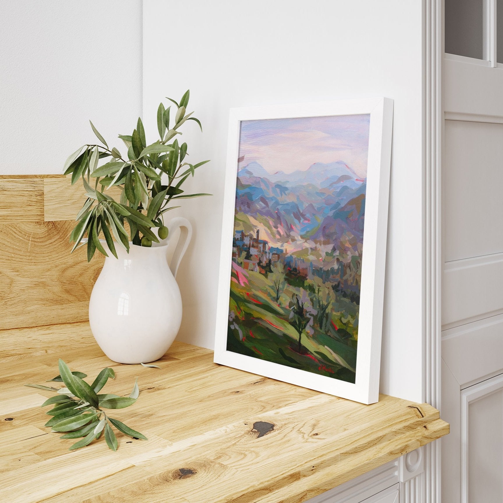 Italian Hillside Print