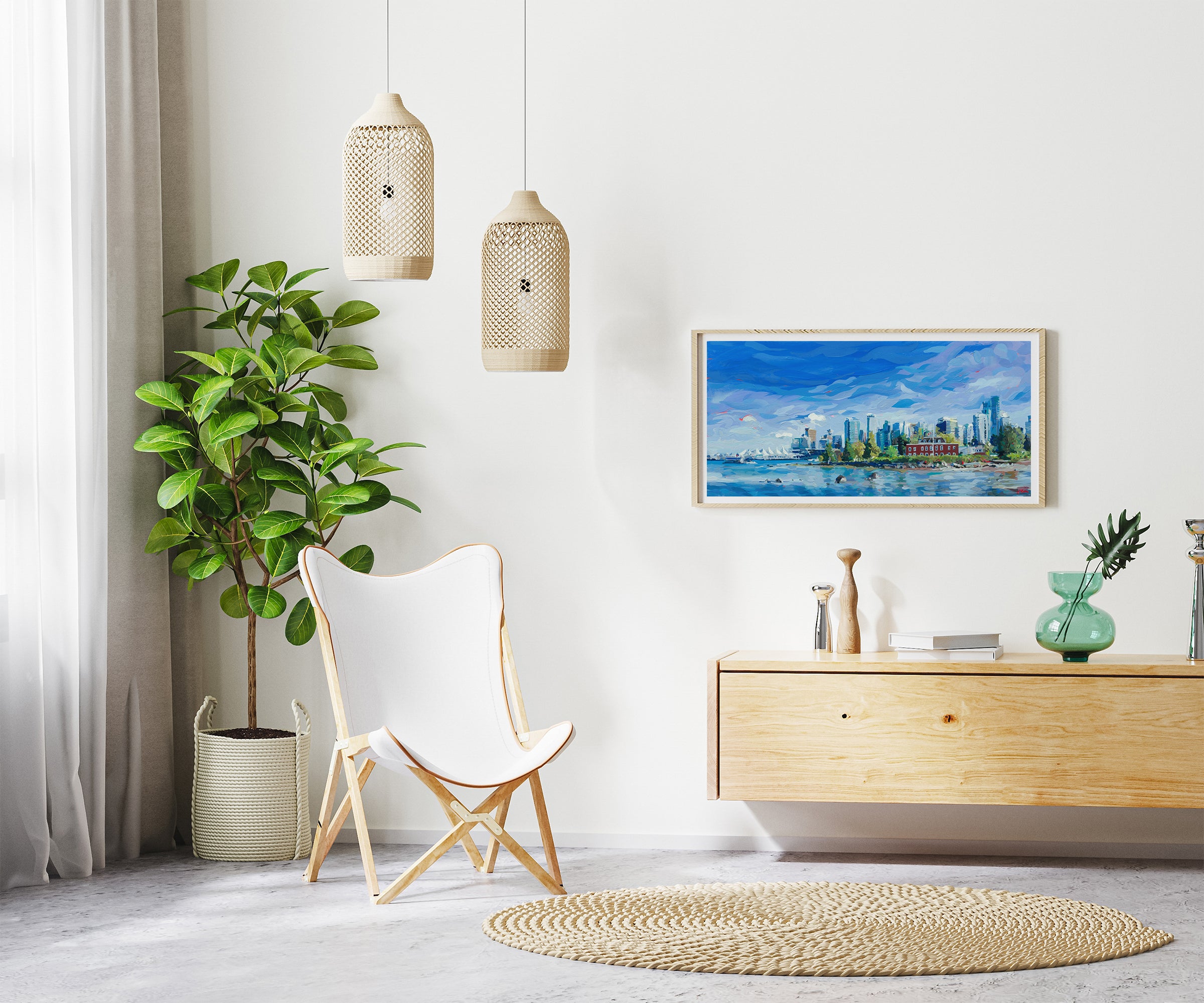 Vancouver Skyline Print