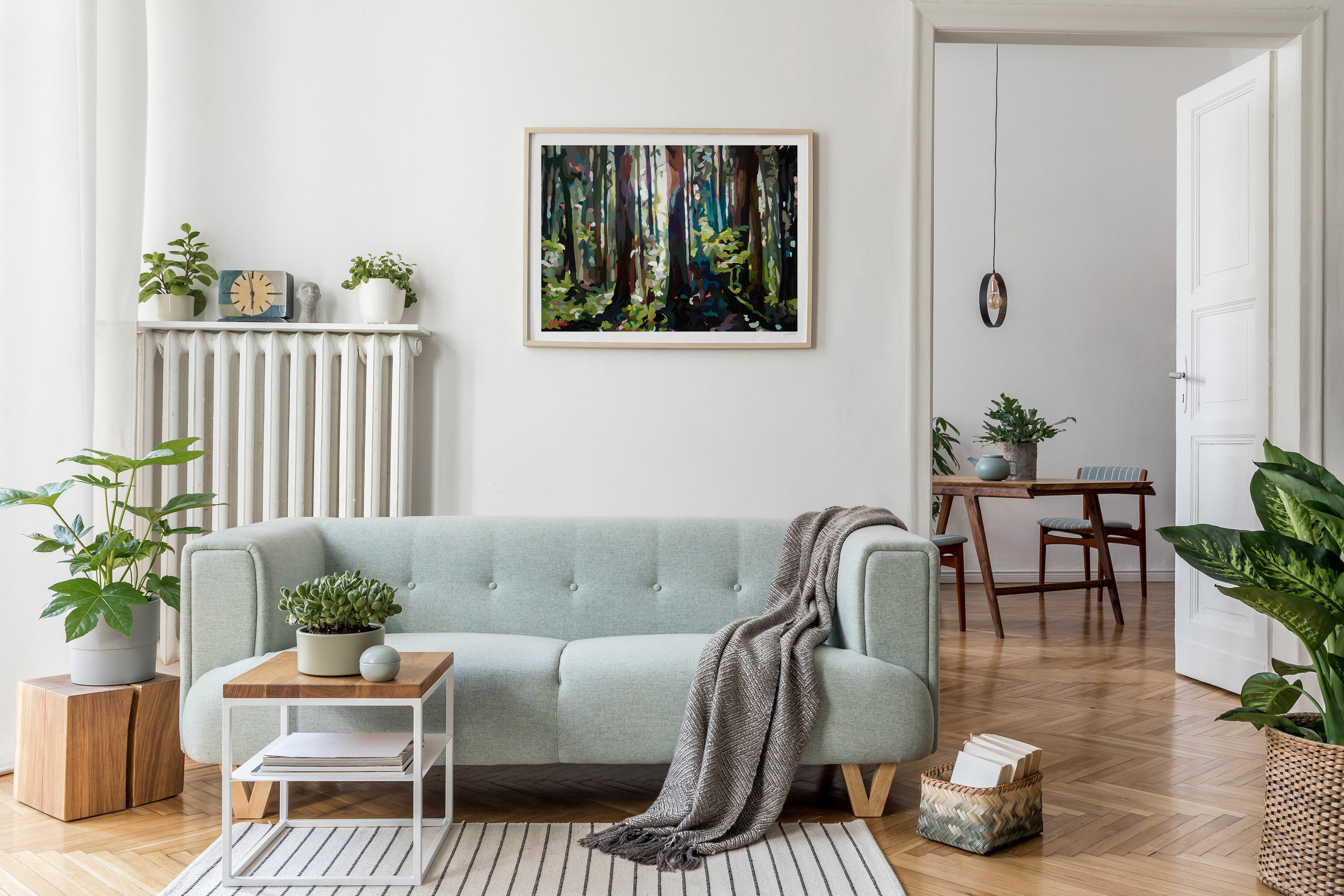 Sunlit Trees Print