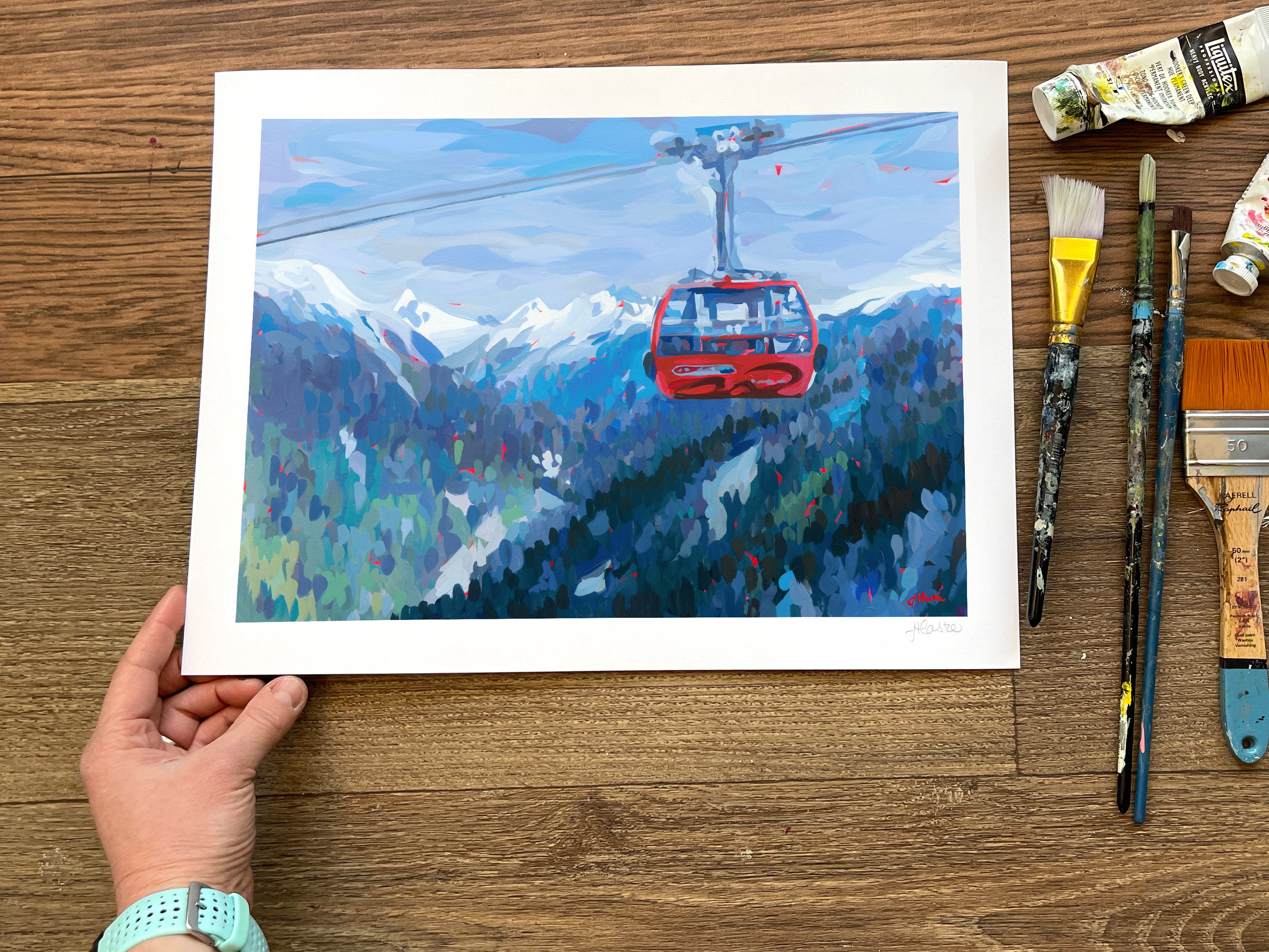 Peak 2 Peak Whistler Print