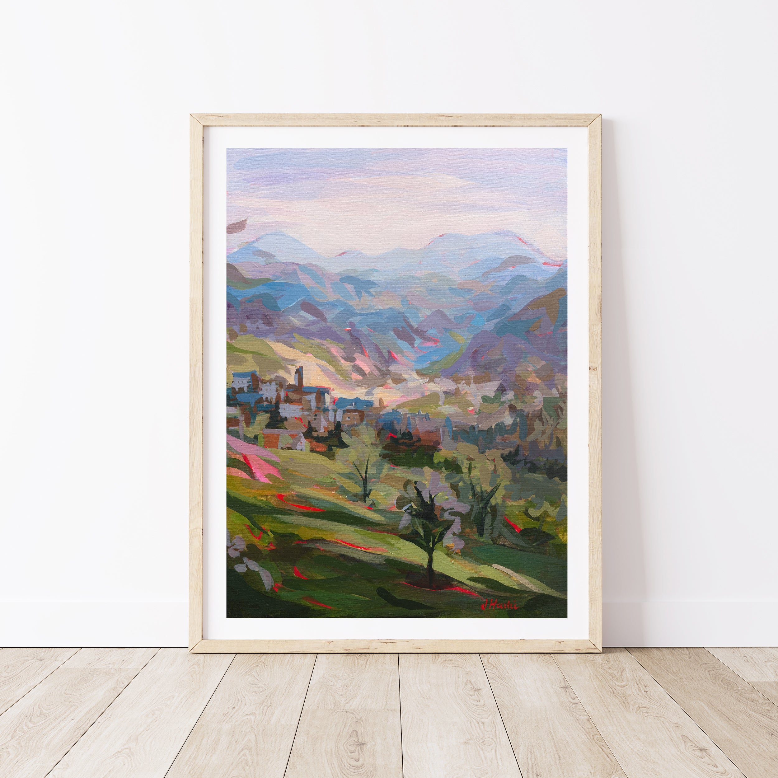Italian Hillside Print