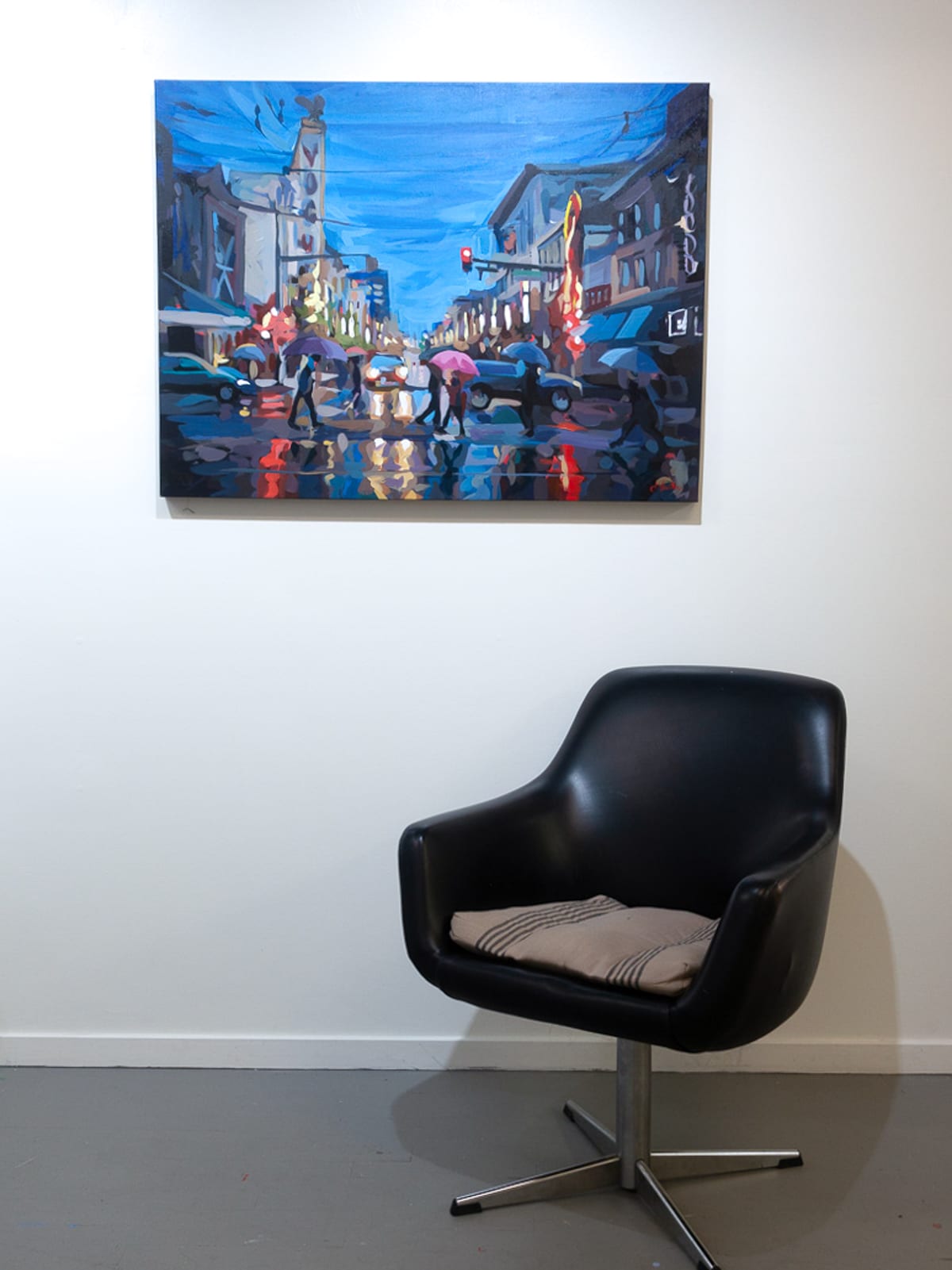 Original Painting It's Raining by artist Joanne Hastie