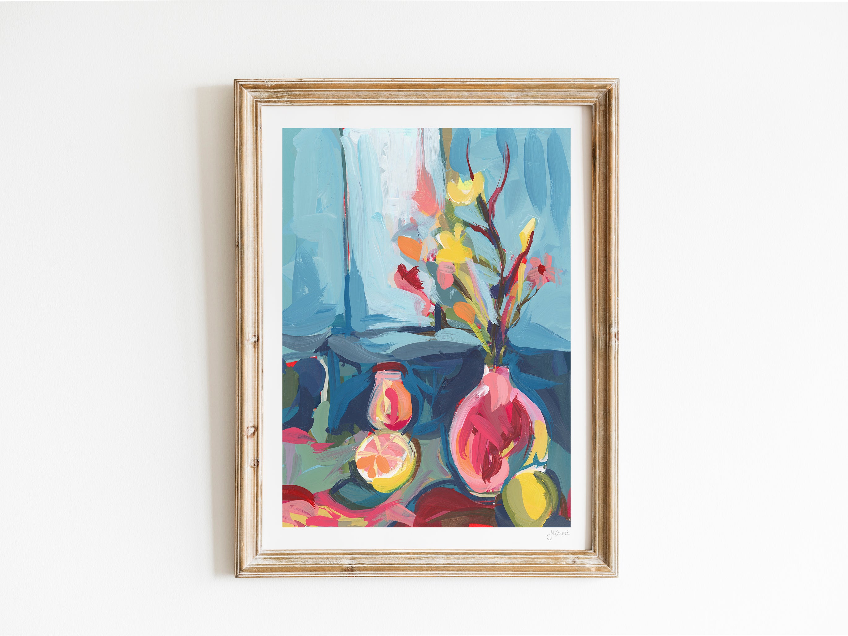 Still Life with Grapefruits and Lemons Print, Still Life no. 43