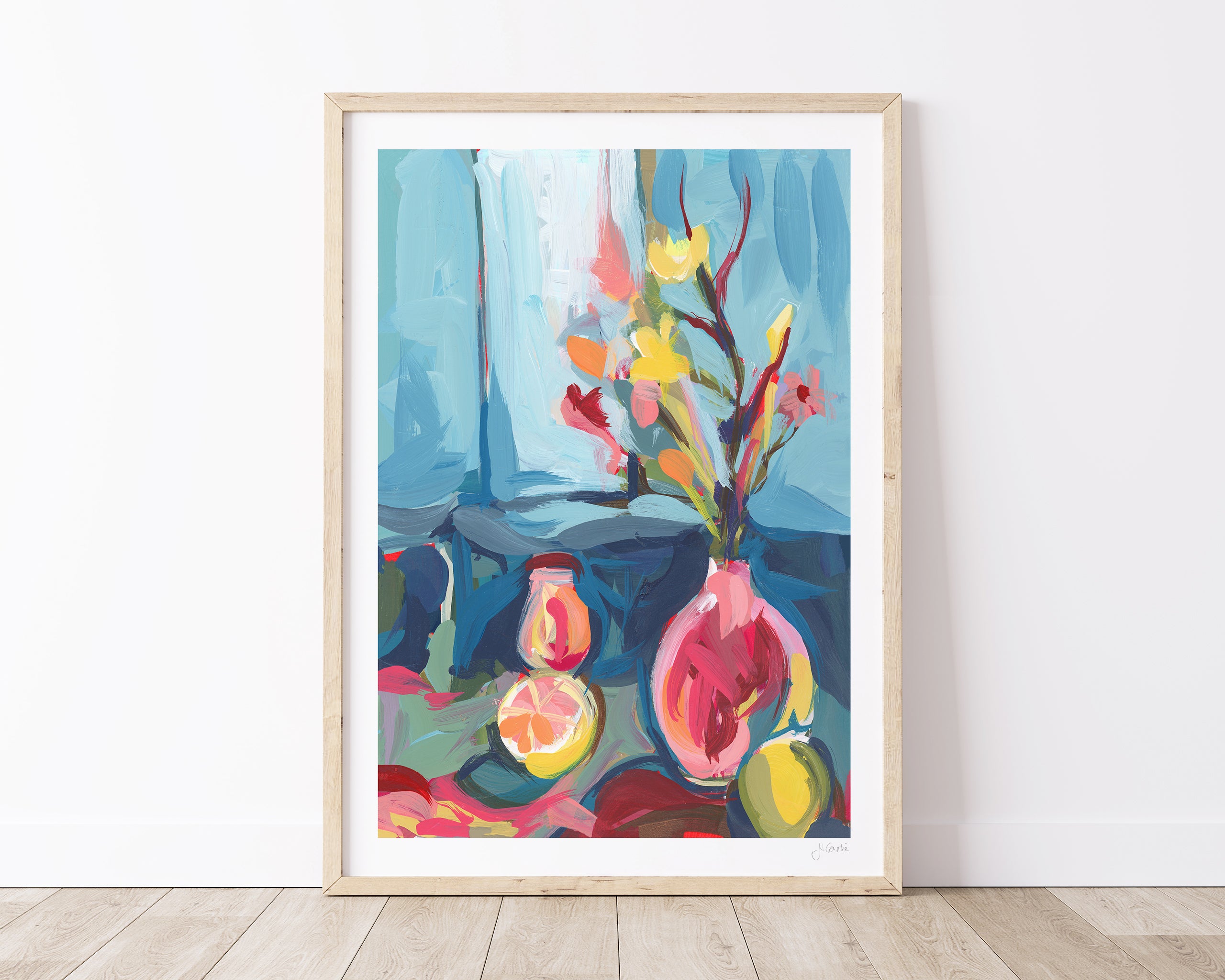 Still Life with Grapefruits and Lemons Print, Still Life no. 43