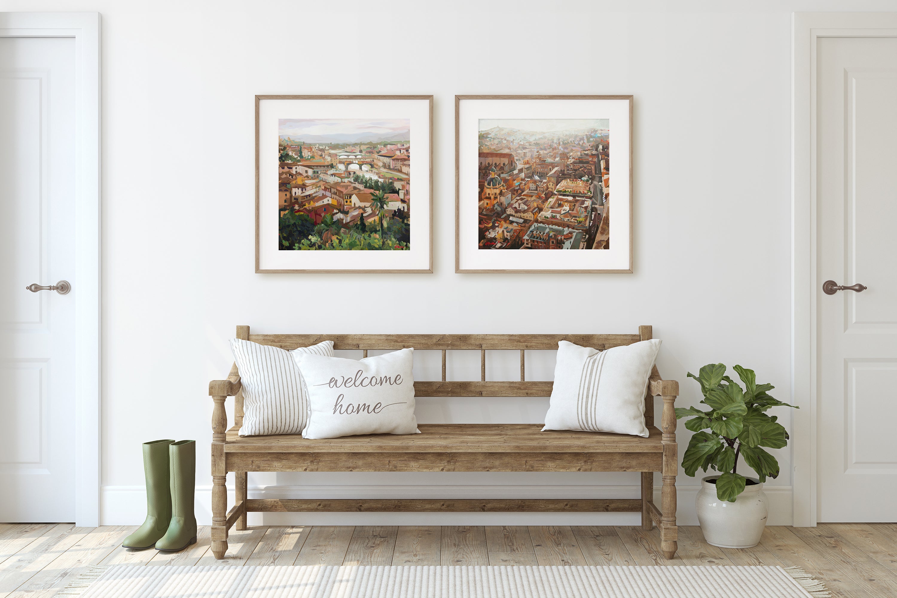 Piazza Michelangelo (Florence) Print
