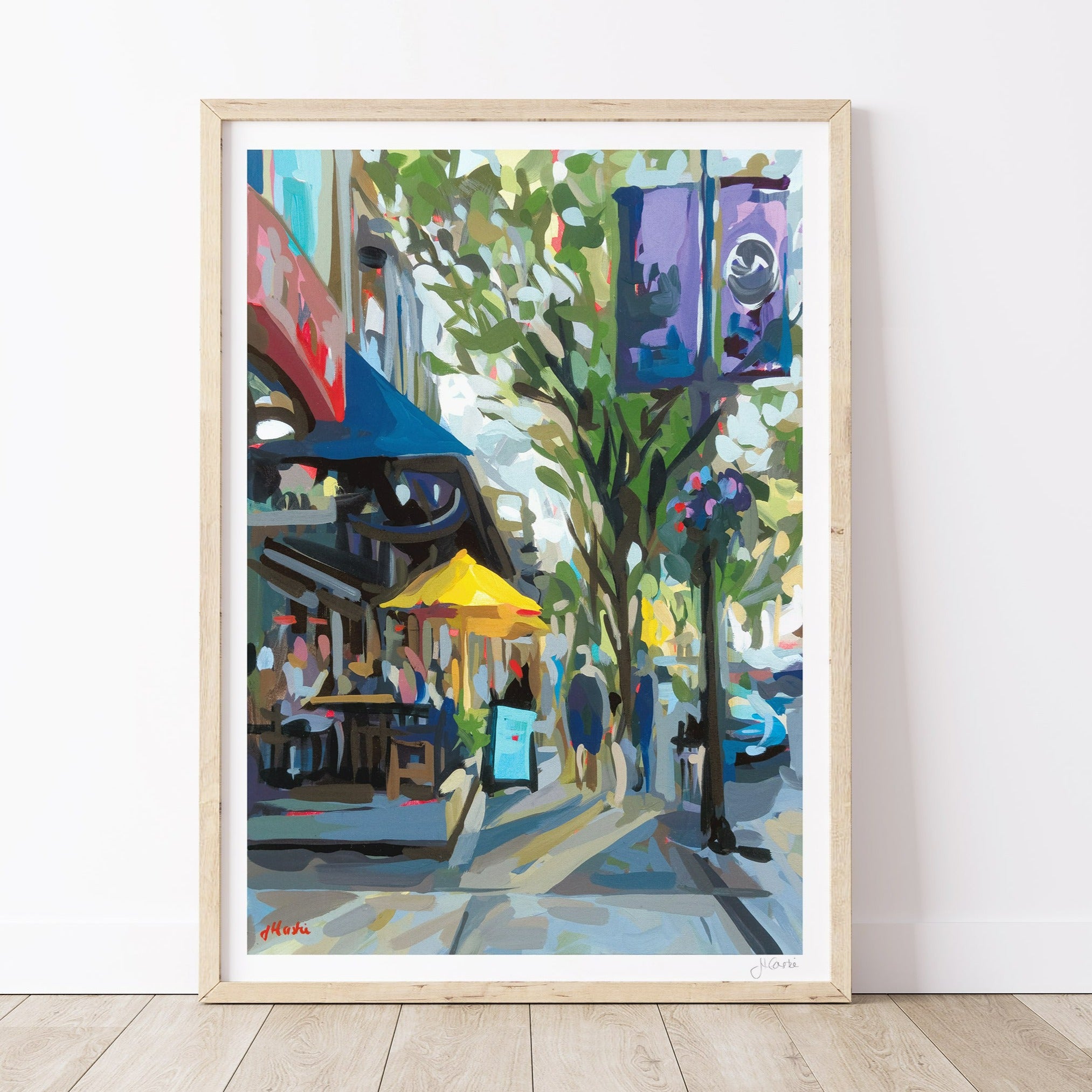 Summertime on Robson Print