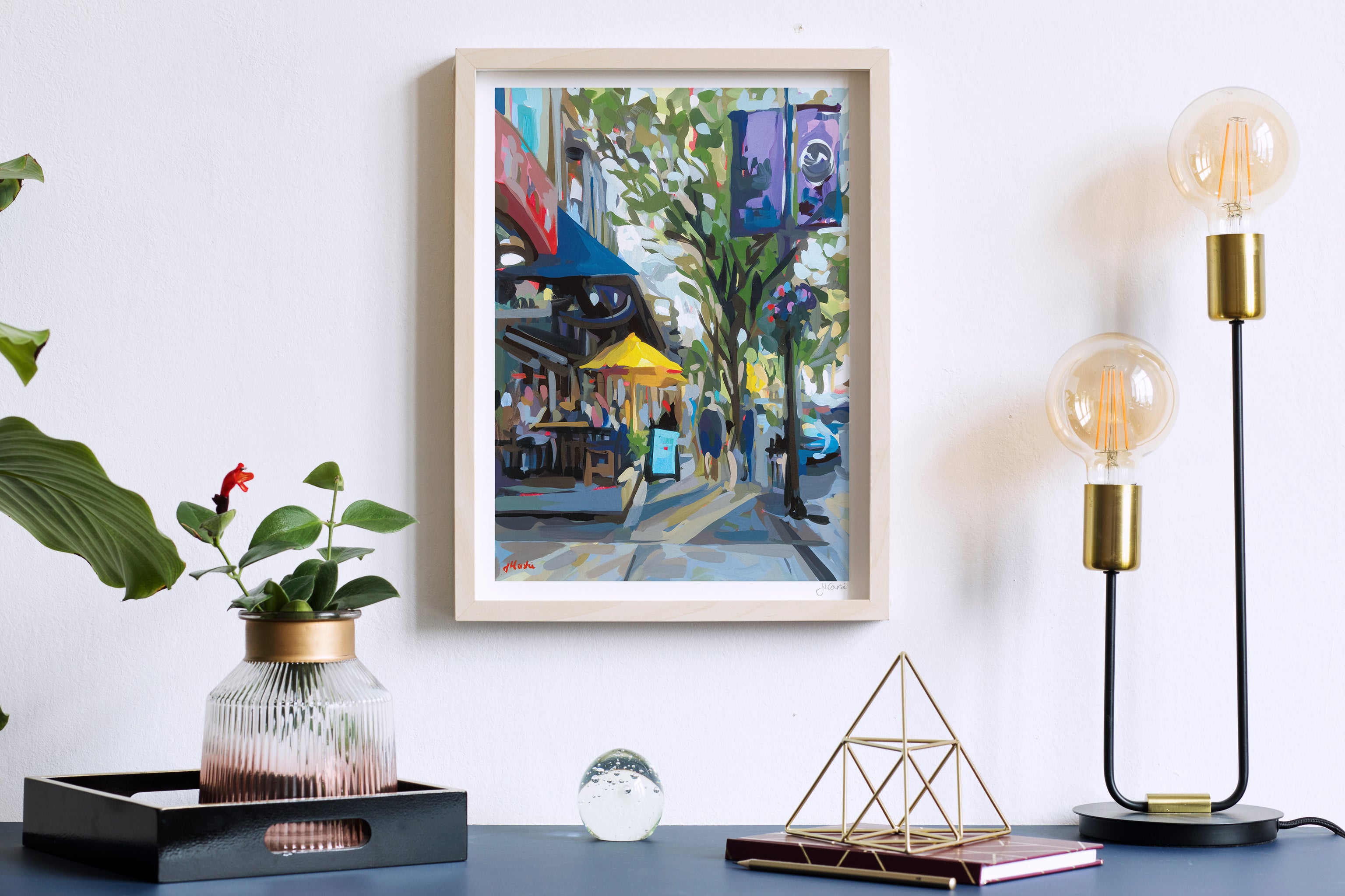 Summertime on Robson Print