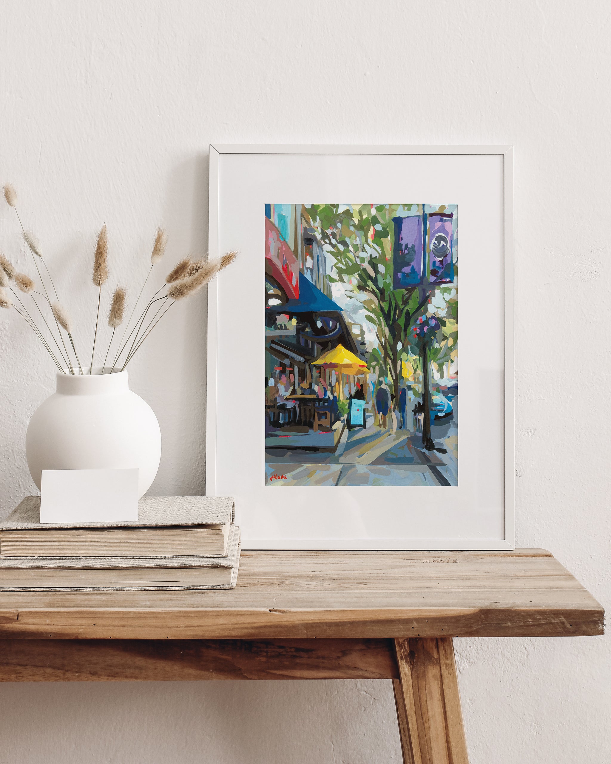 Summertime on Robson Print