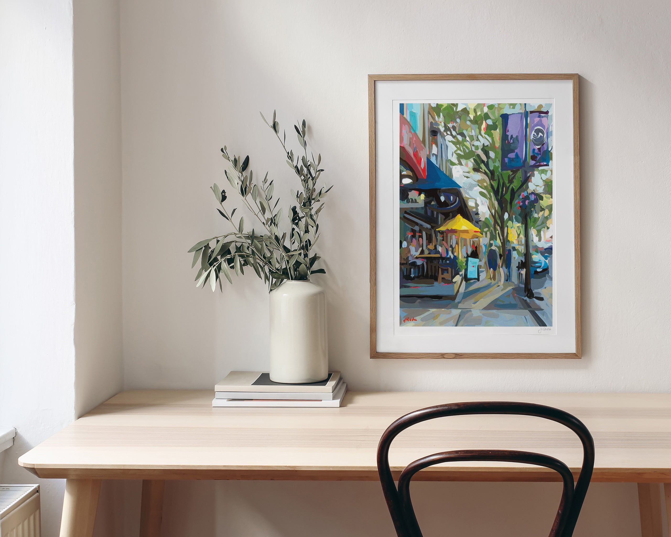 Summertime on Robson Print