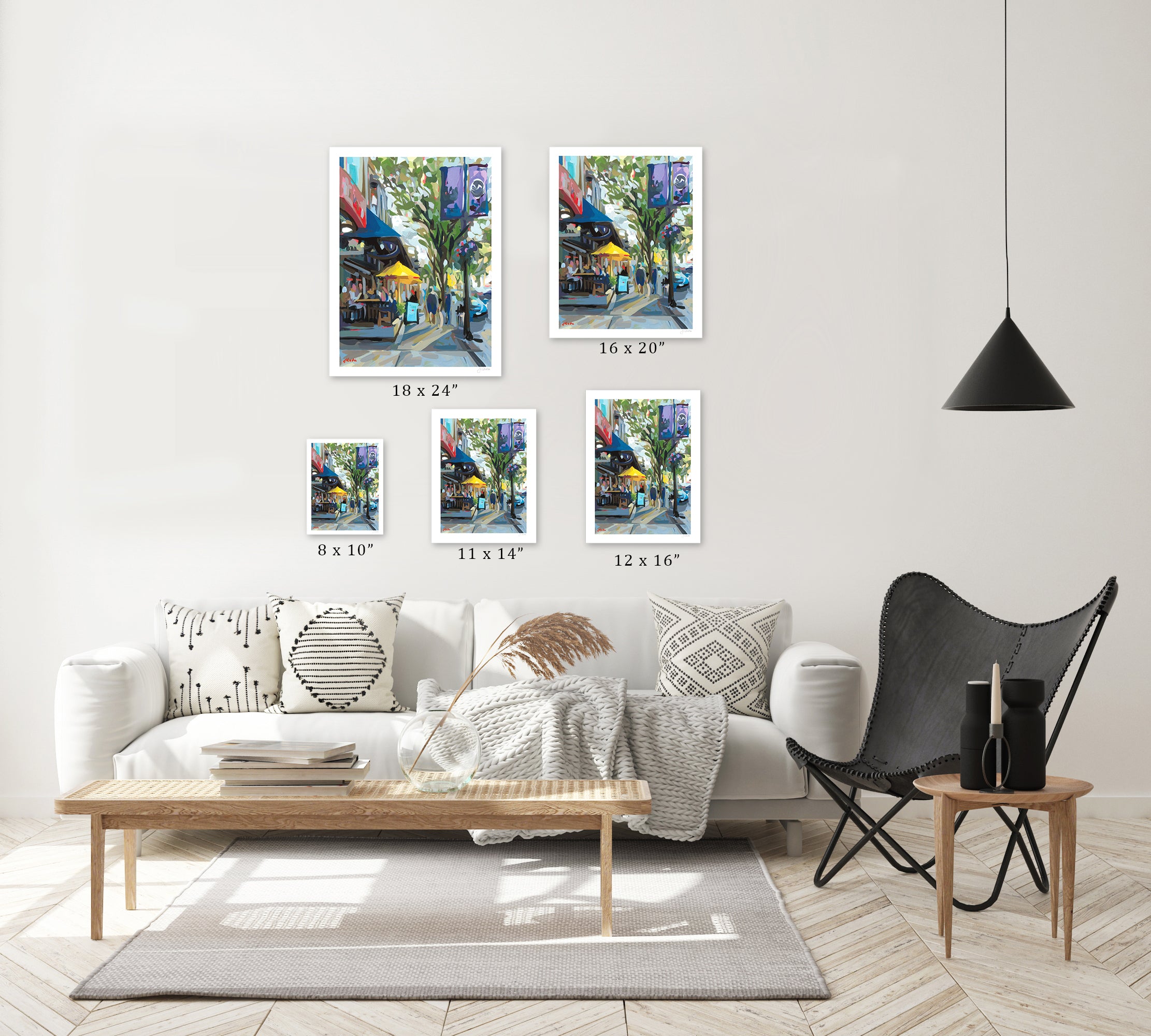 Summertime on Robson Print