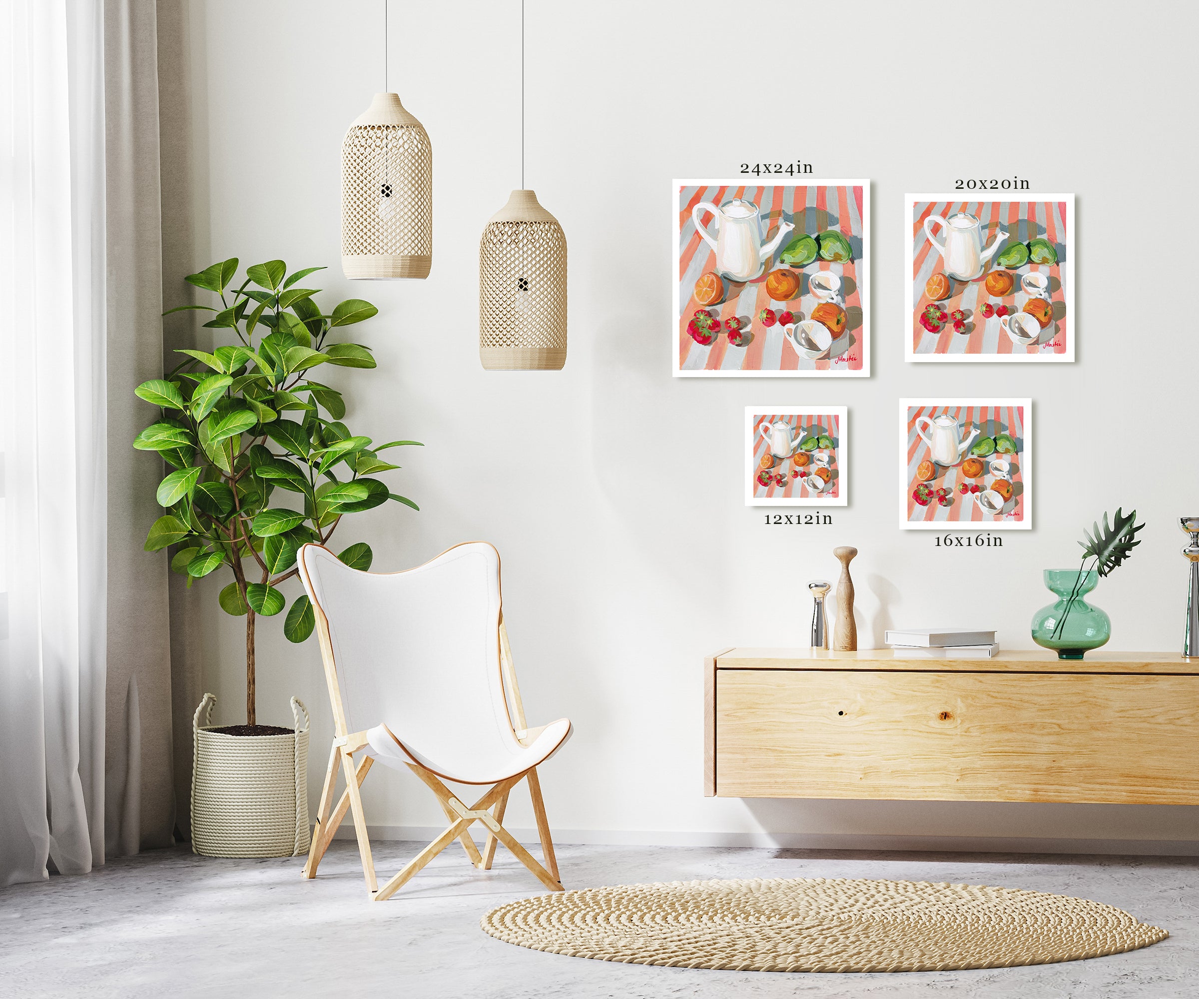 Strawberry Picnic Print