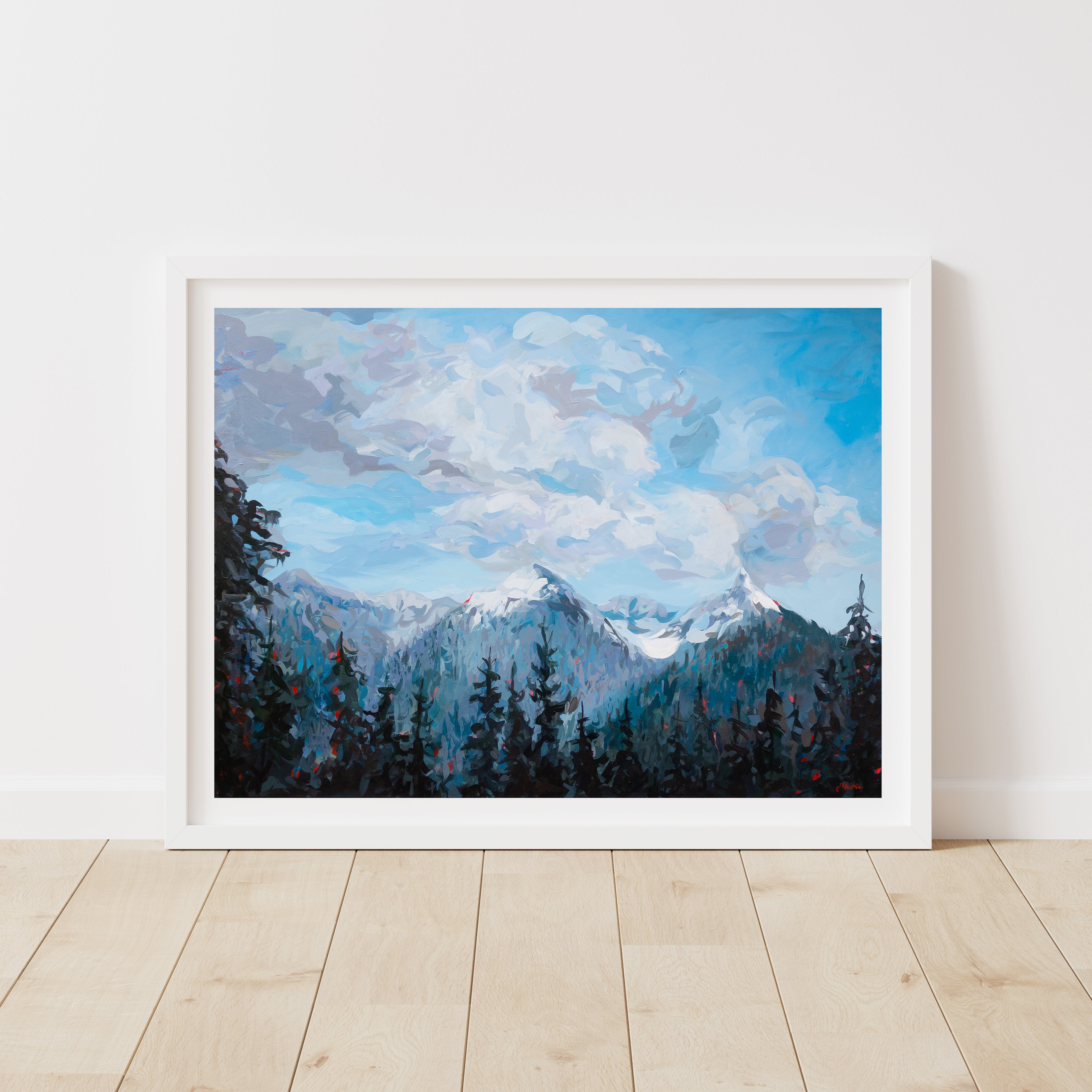 Wedge Mountain Print