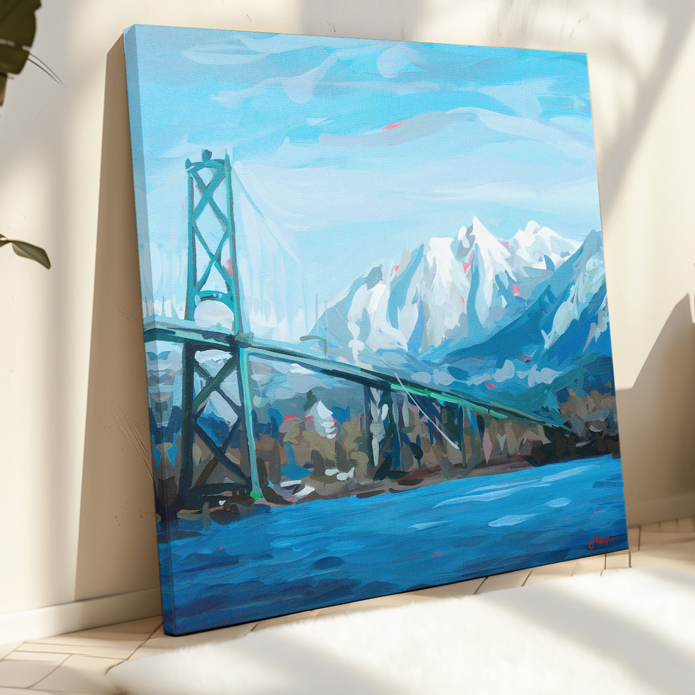 Lionsgate Bridge Print - Square