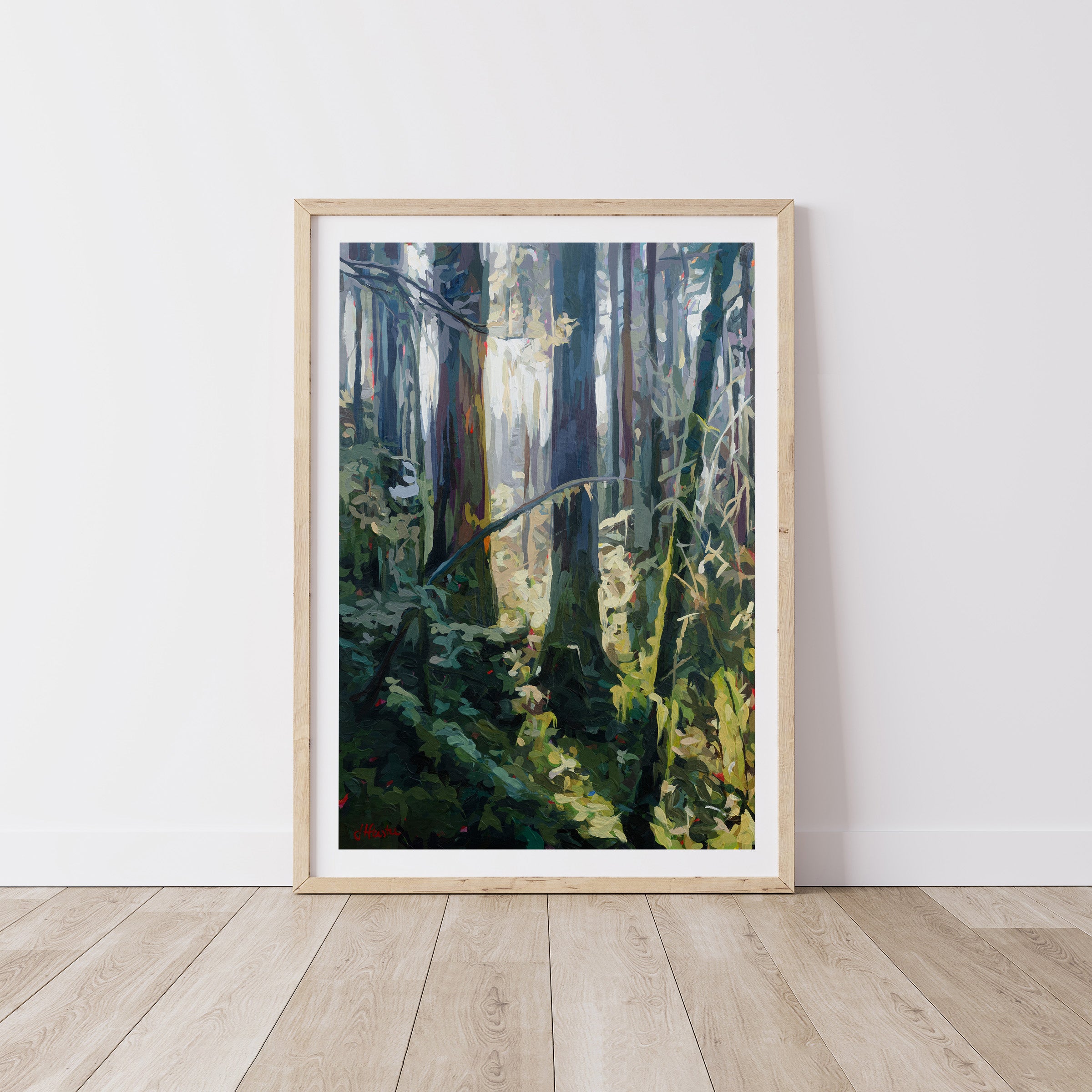 Backlit Trees Print