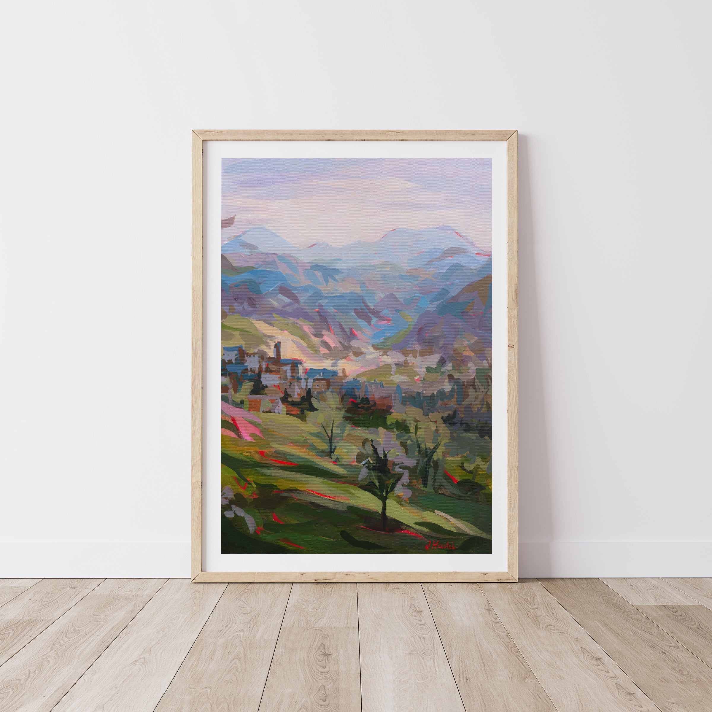 Italian Hillside Print