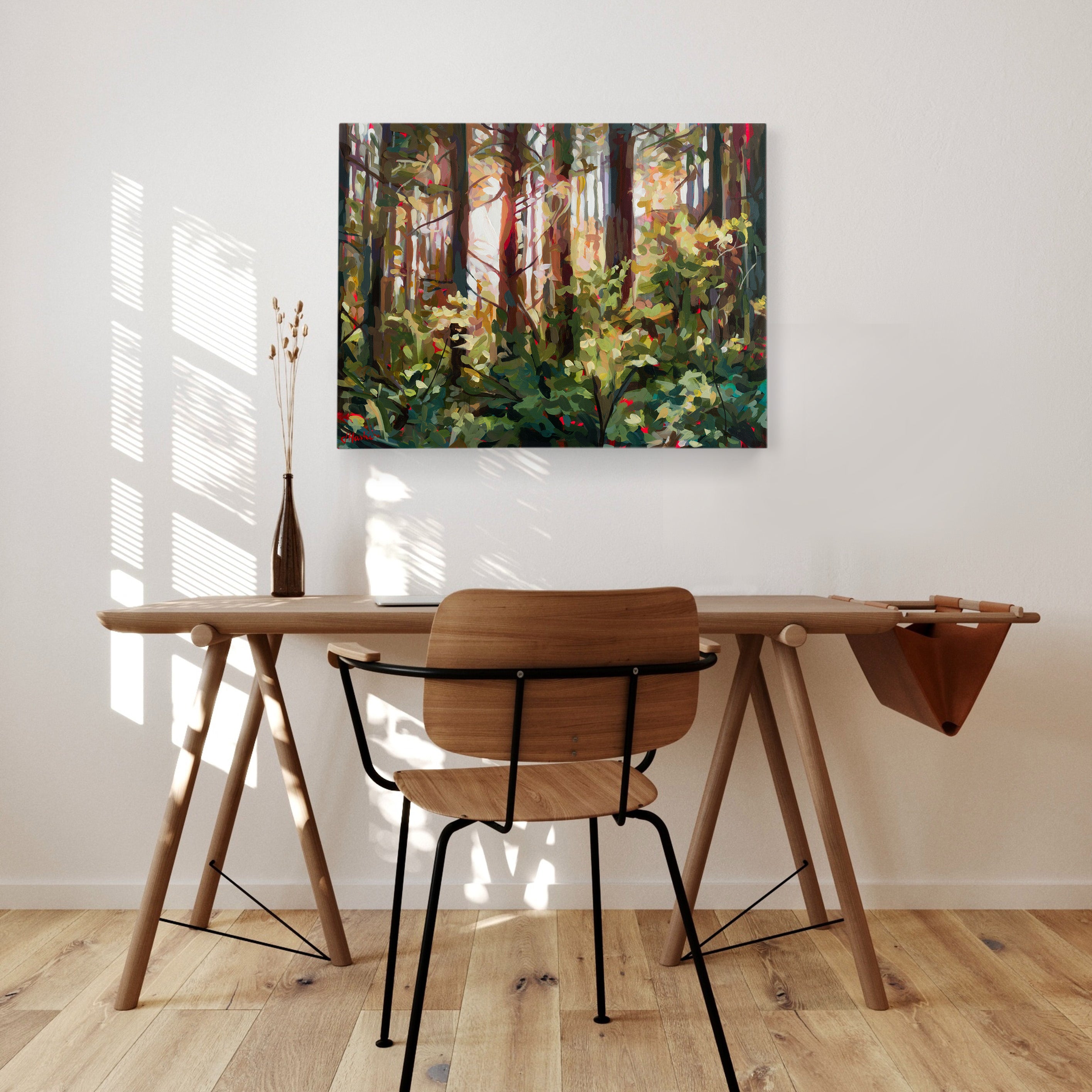 Rainbow Forest Sunset Print