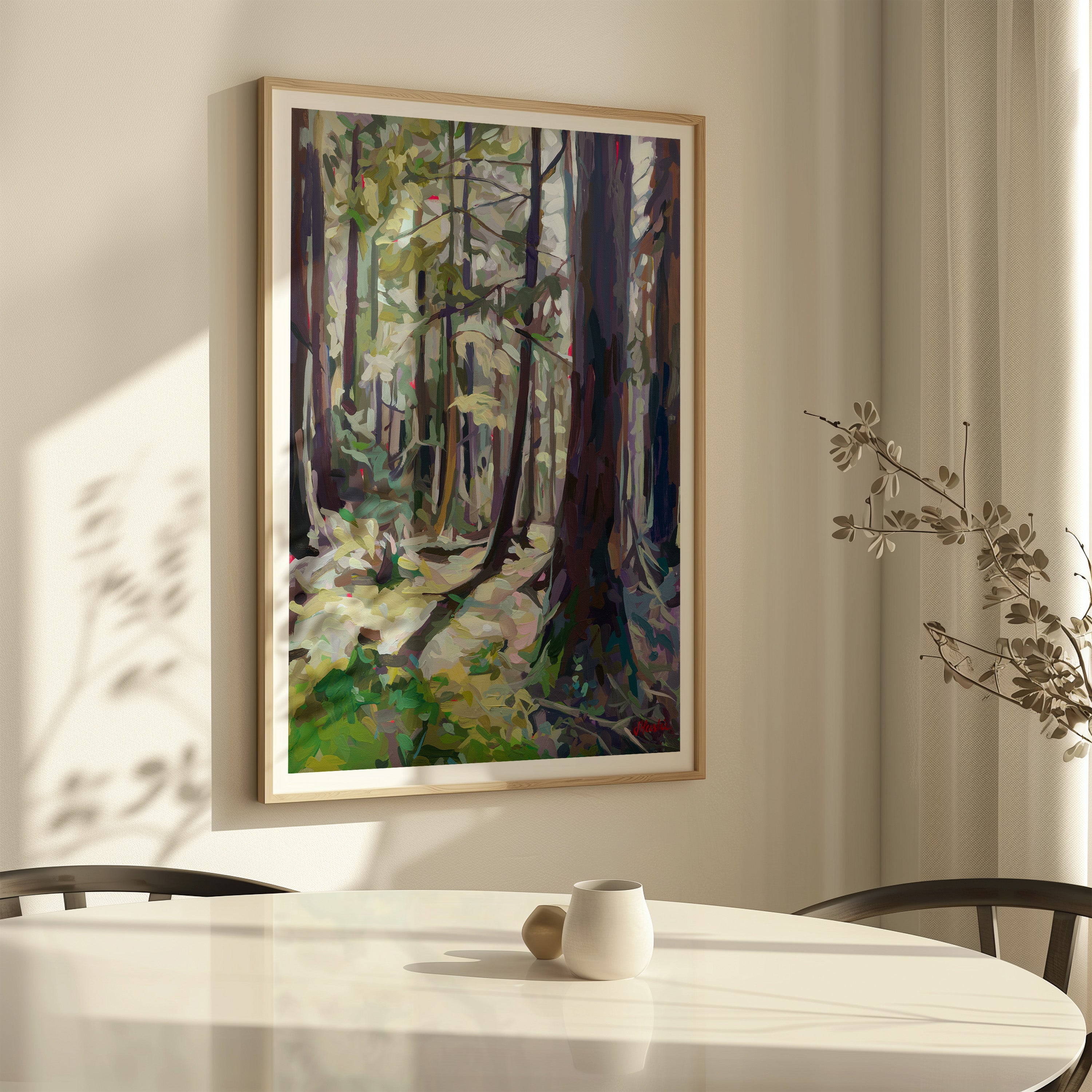 Forest Sunshine Print