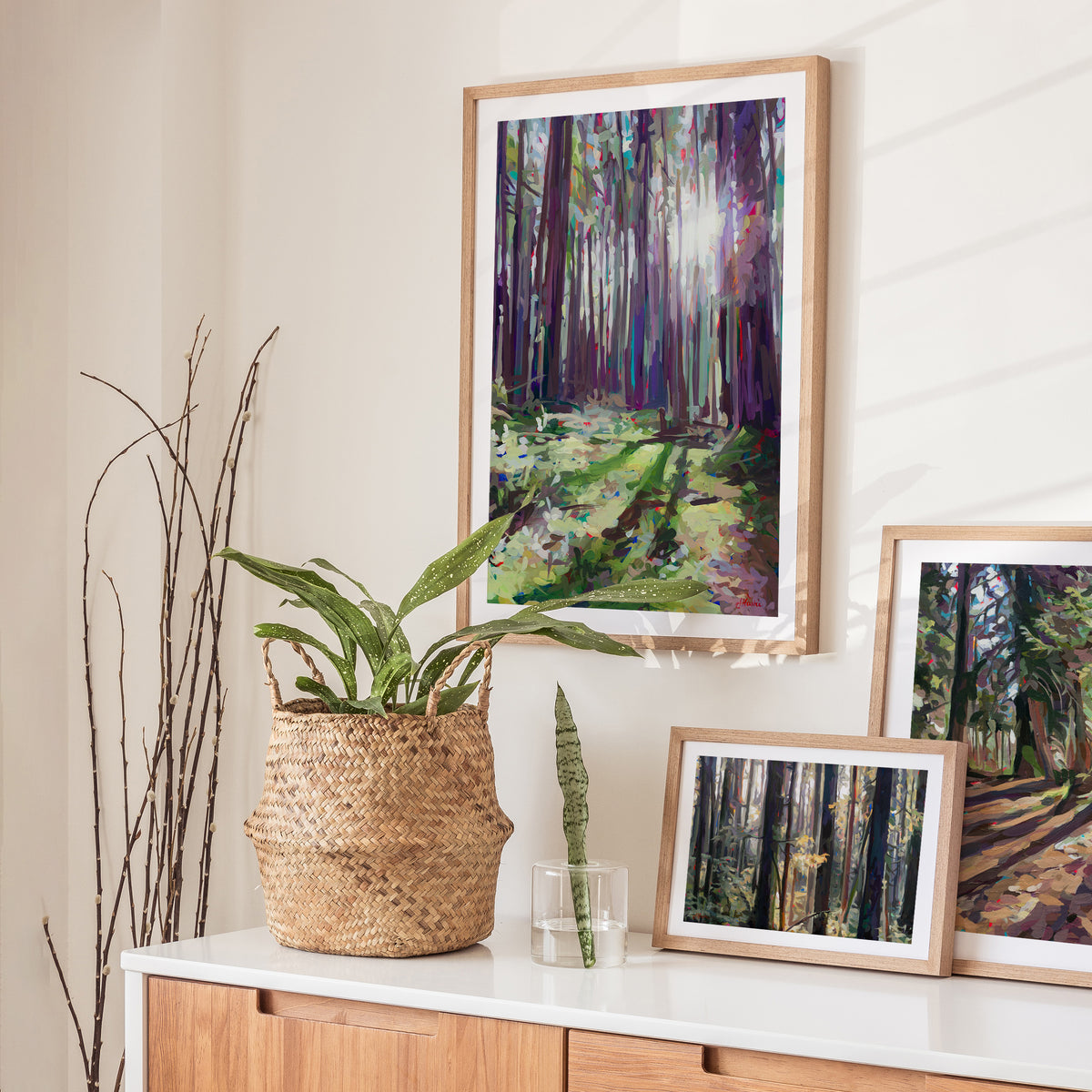 Sunlit Clearing Print