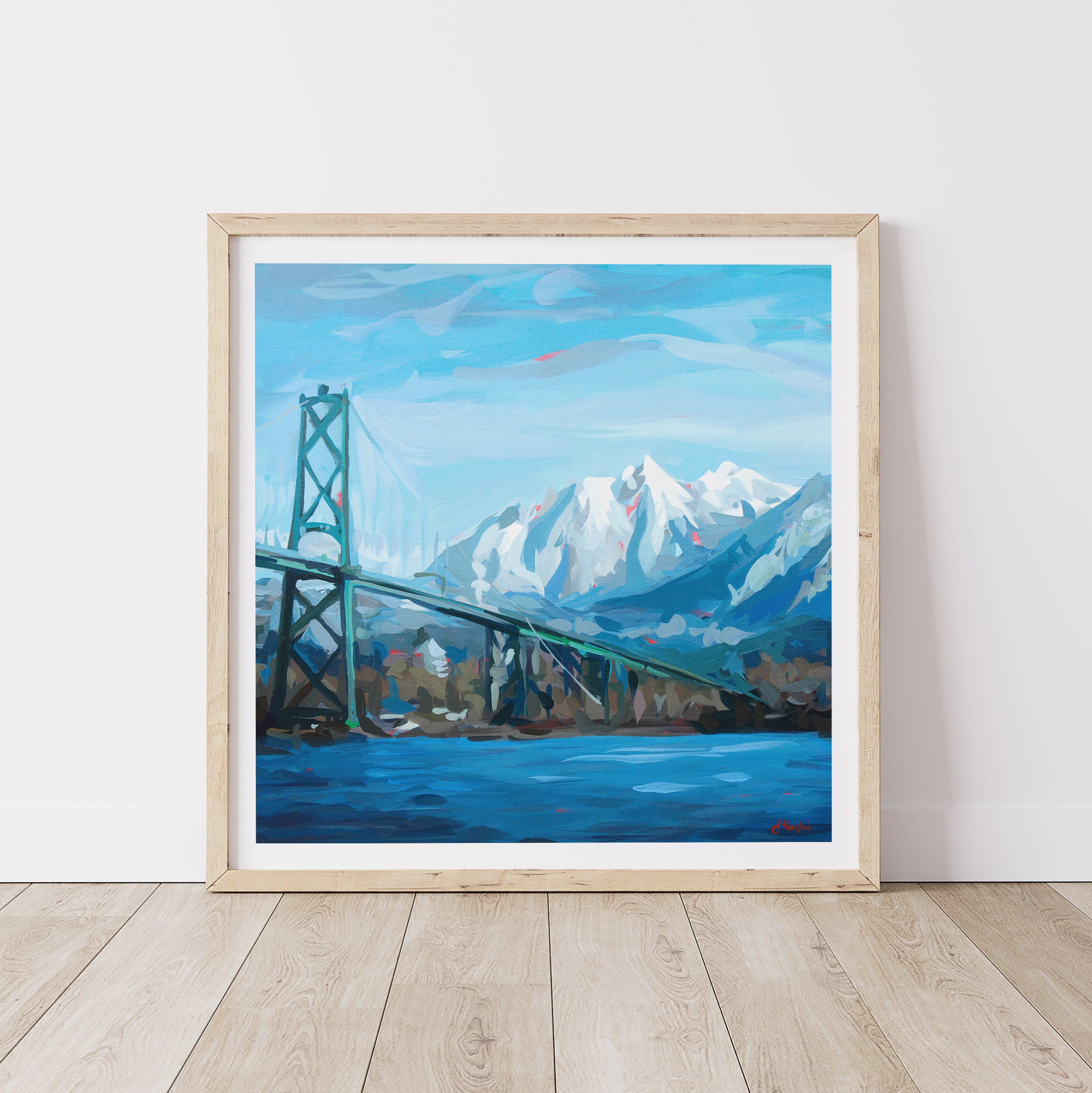 Lionsgate Bridge Print - Square
