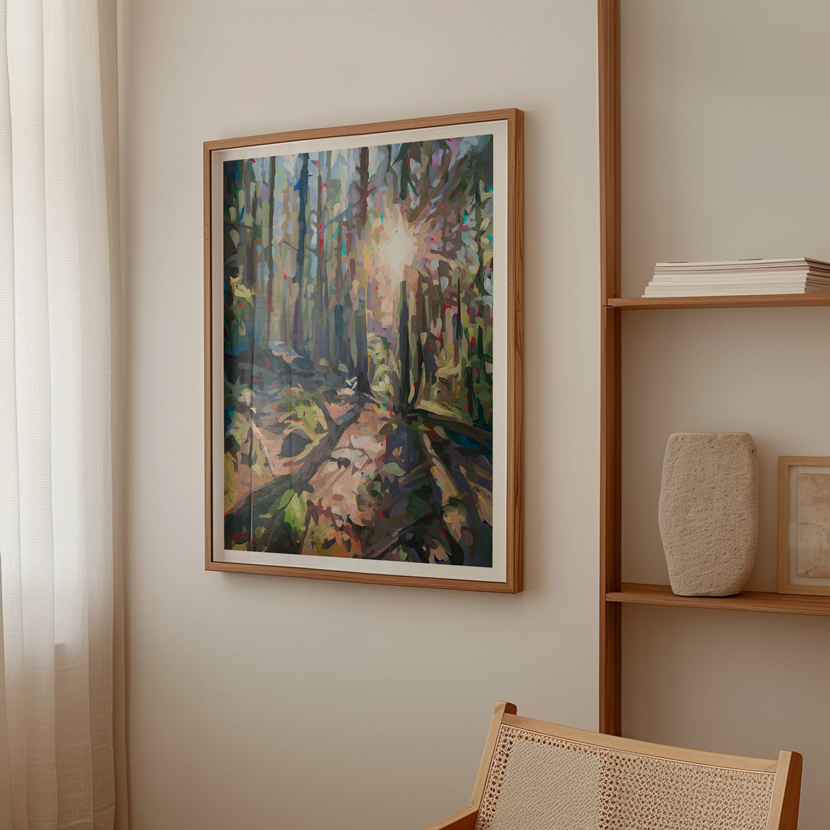Seymour Sunburst Print