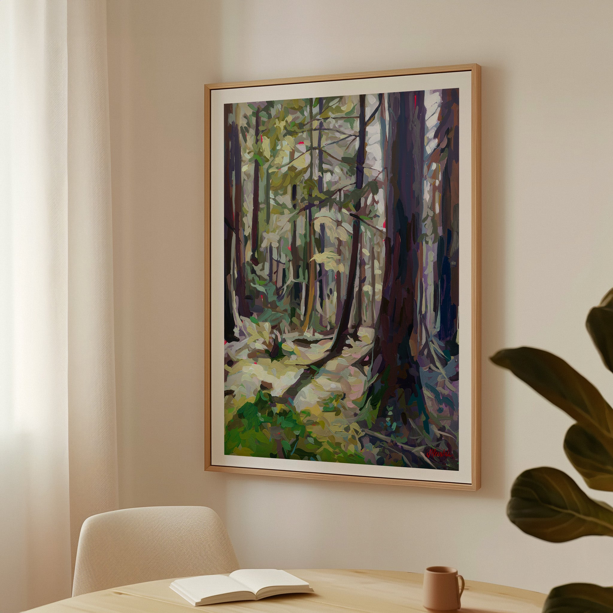 Forest Sunshine Print