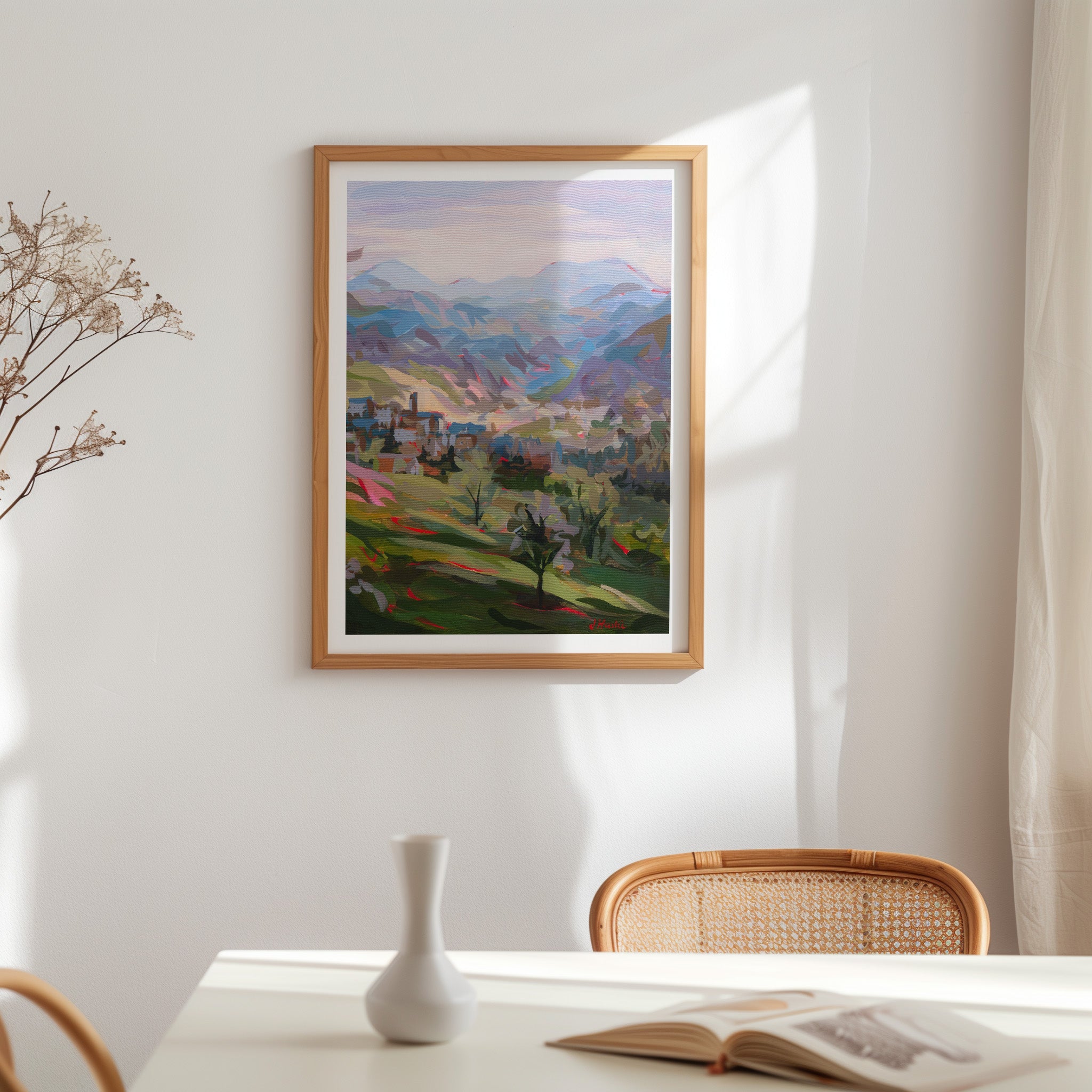 Italian Hillside Print